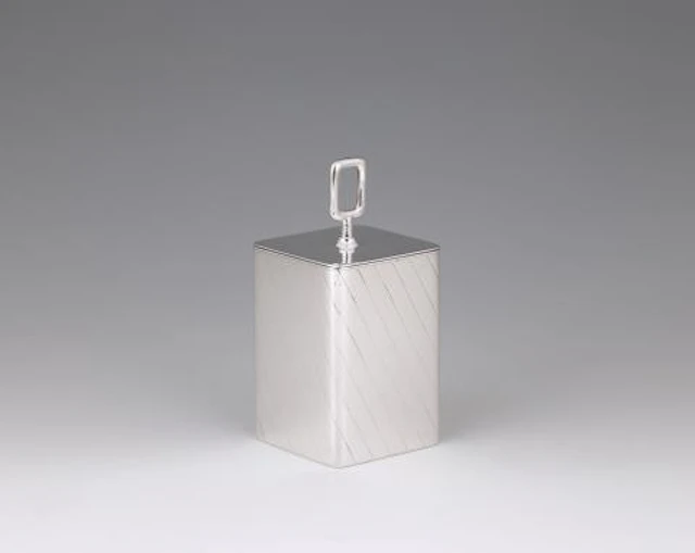 A Danish silver serving dish by Sigvard Bernadotte, no. 913