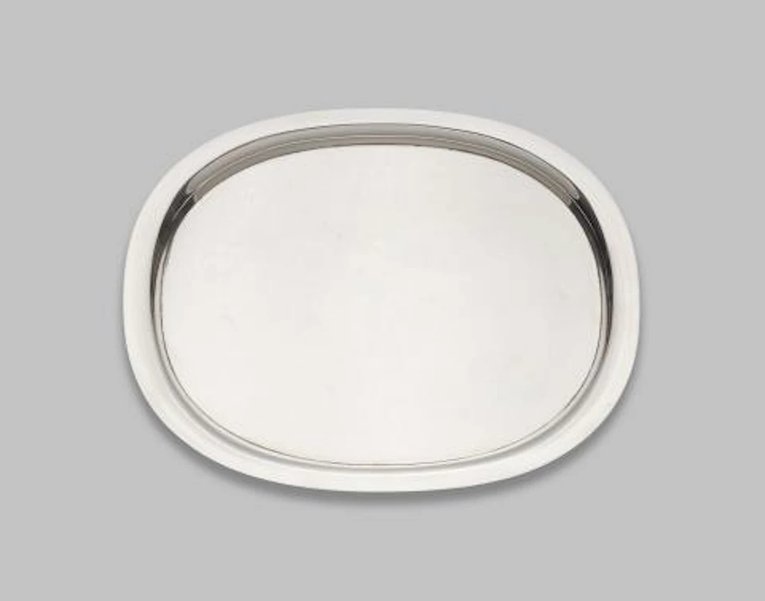 A small Georg Jensen silver tray No. 1146 A.