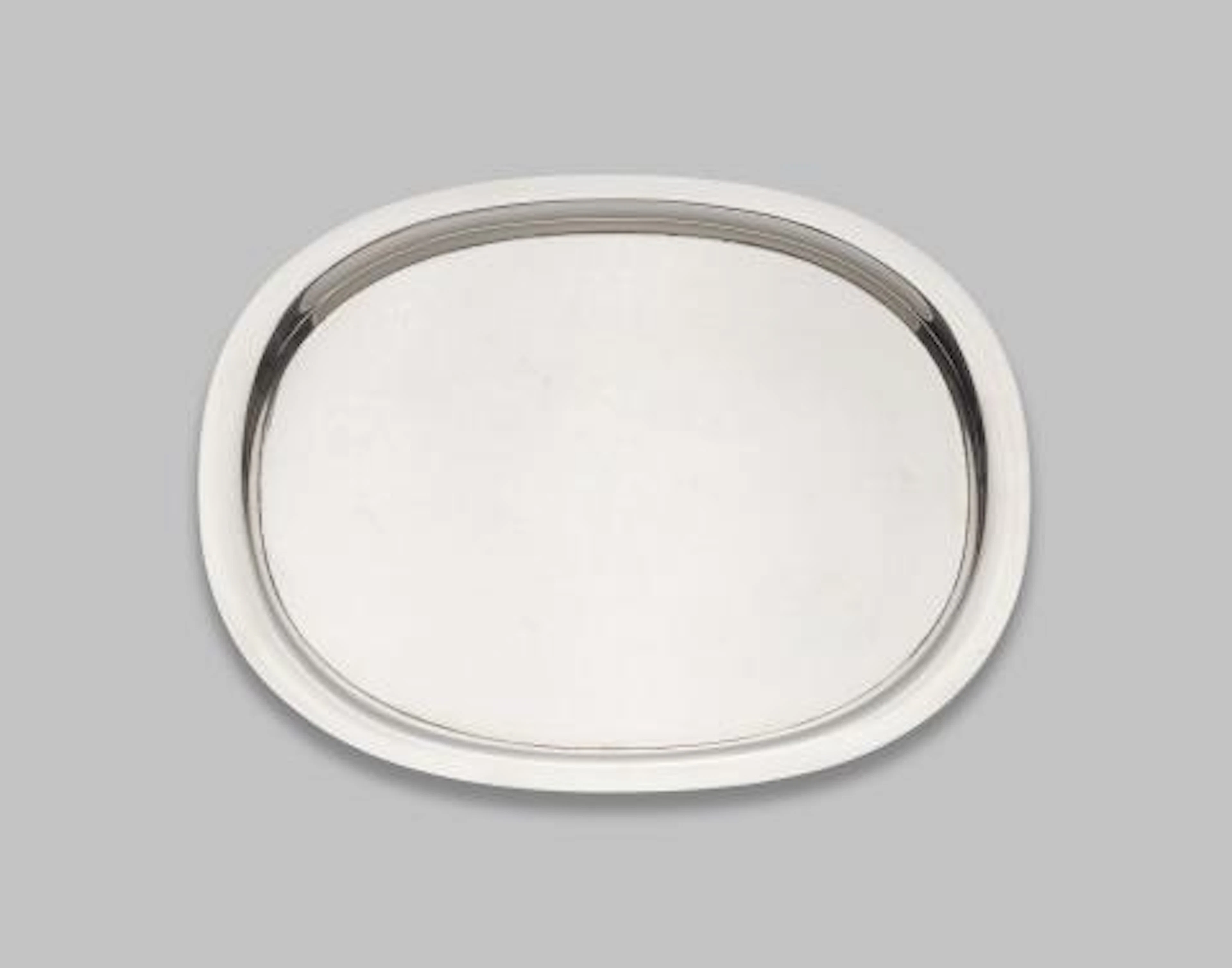 A small Georg Jensen silver tray No. 1146 A.