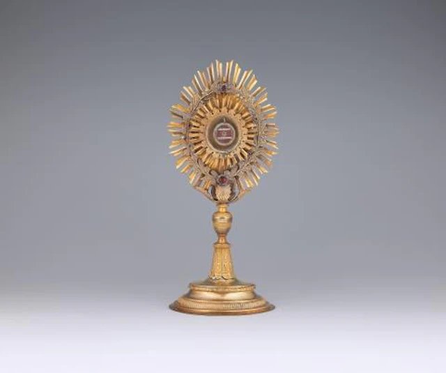 A classicist brass reliquary