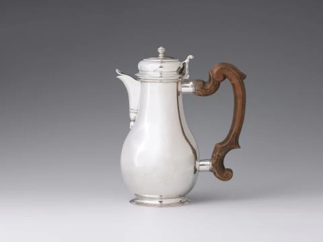 A Strasbourg silver coffee pot