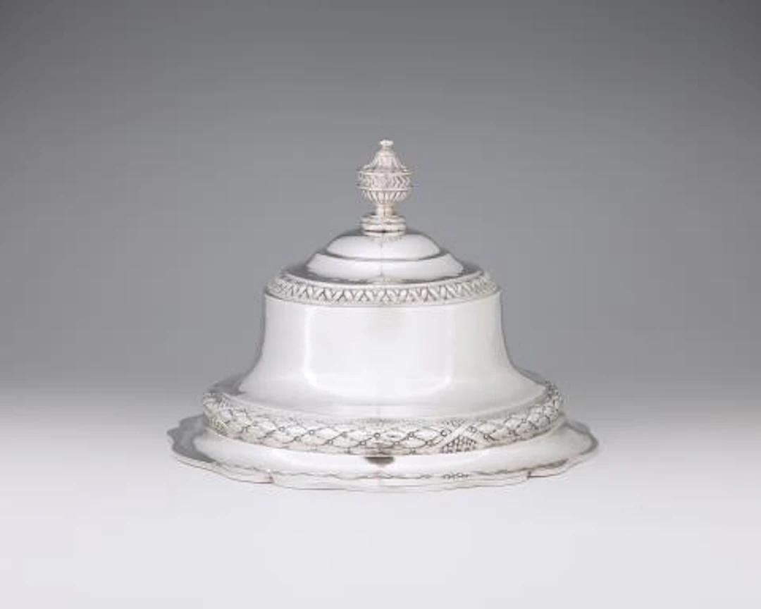 A large silver cloche from the Government Service of Kharkiv