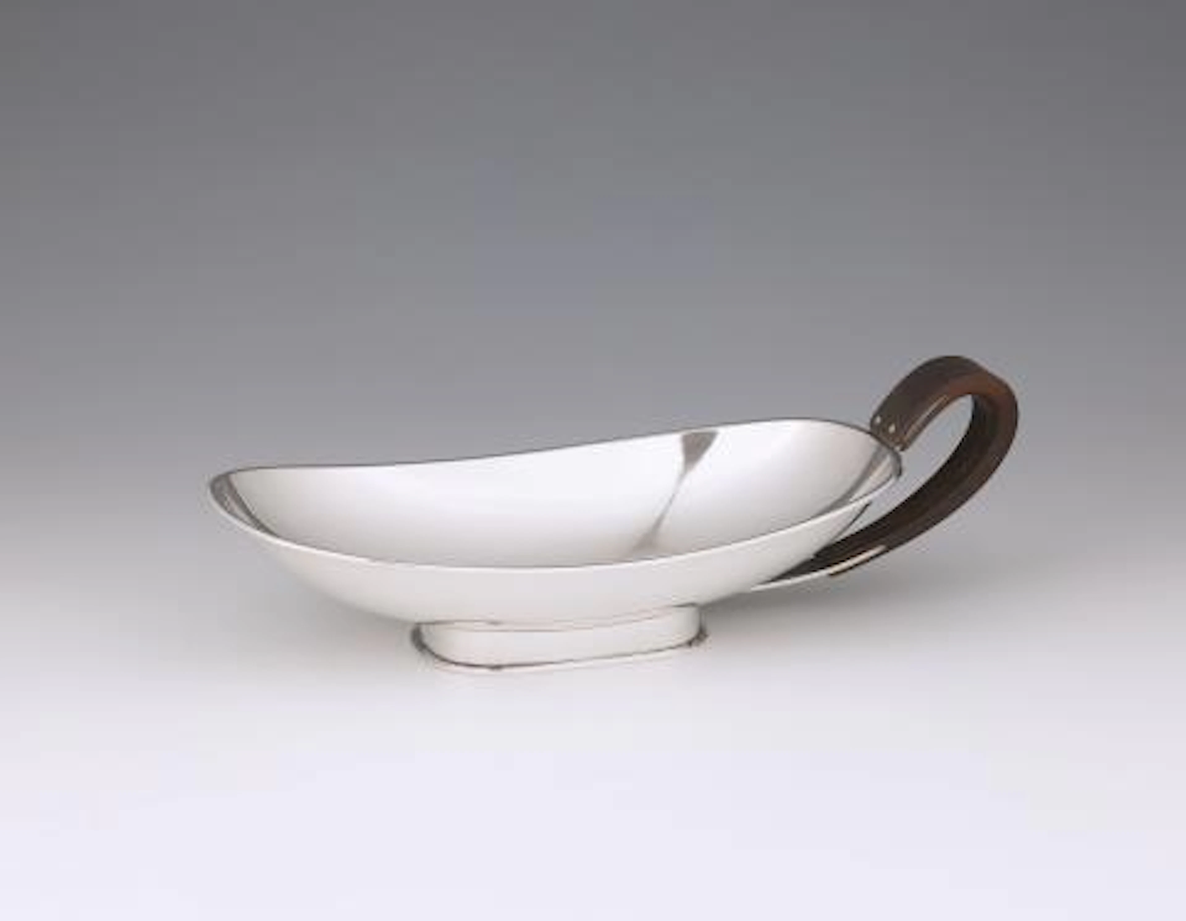 A Swedish silver dish by Svend Weihrauch