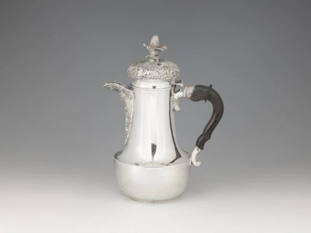 A Hamburg silver 'Turk's head' jug