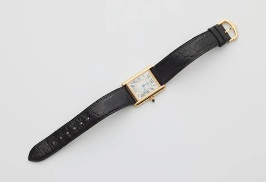 An 18k gold Cartier Tank Louis Ref. WGT0067 ladies' wristwatch.