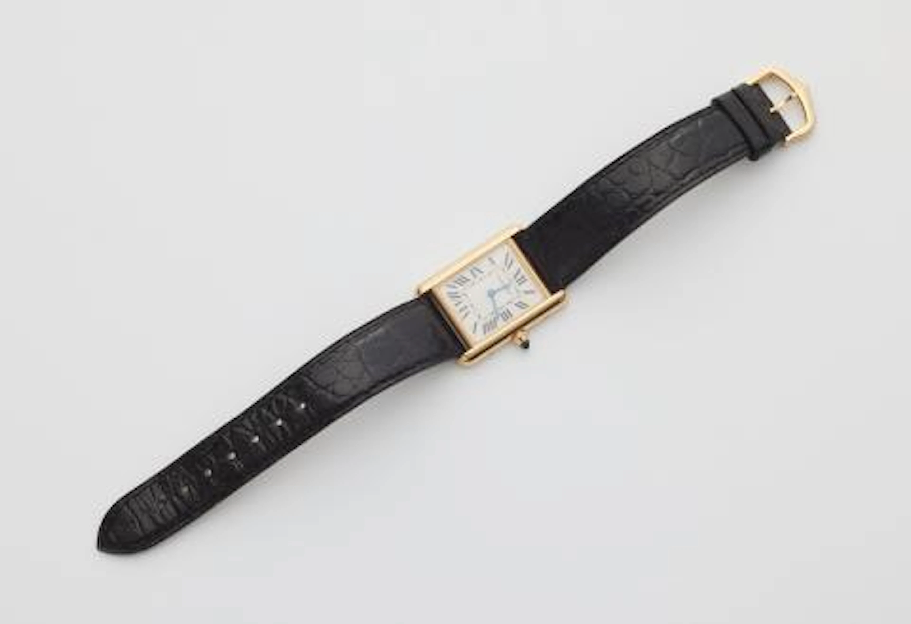 An 18k gold Cartier Tank Louis Ref. WGT0067 ladies' wristwatch.