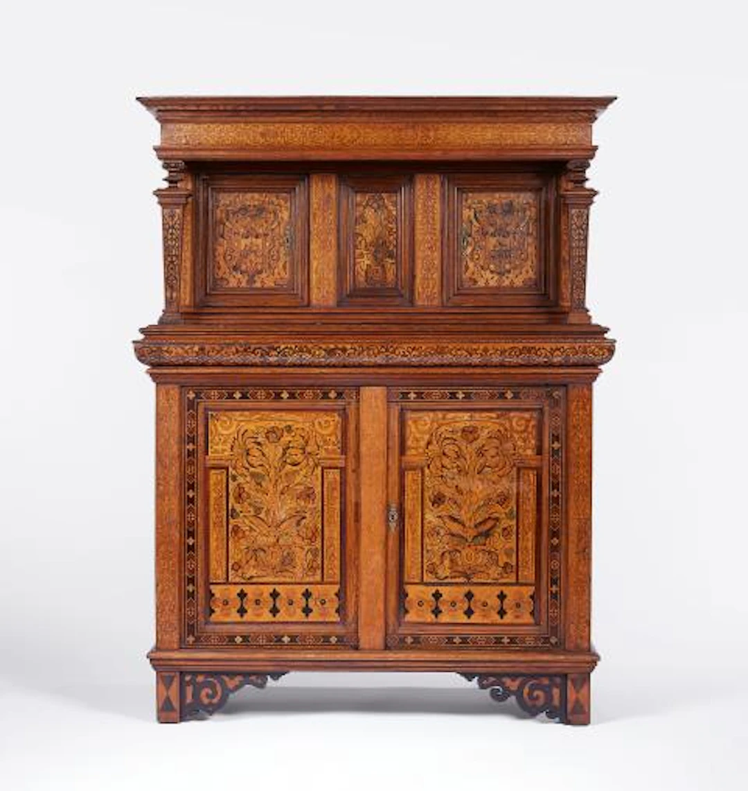 A Cologne two-part cabinet