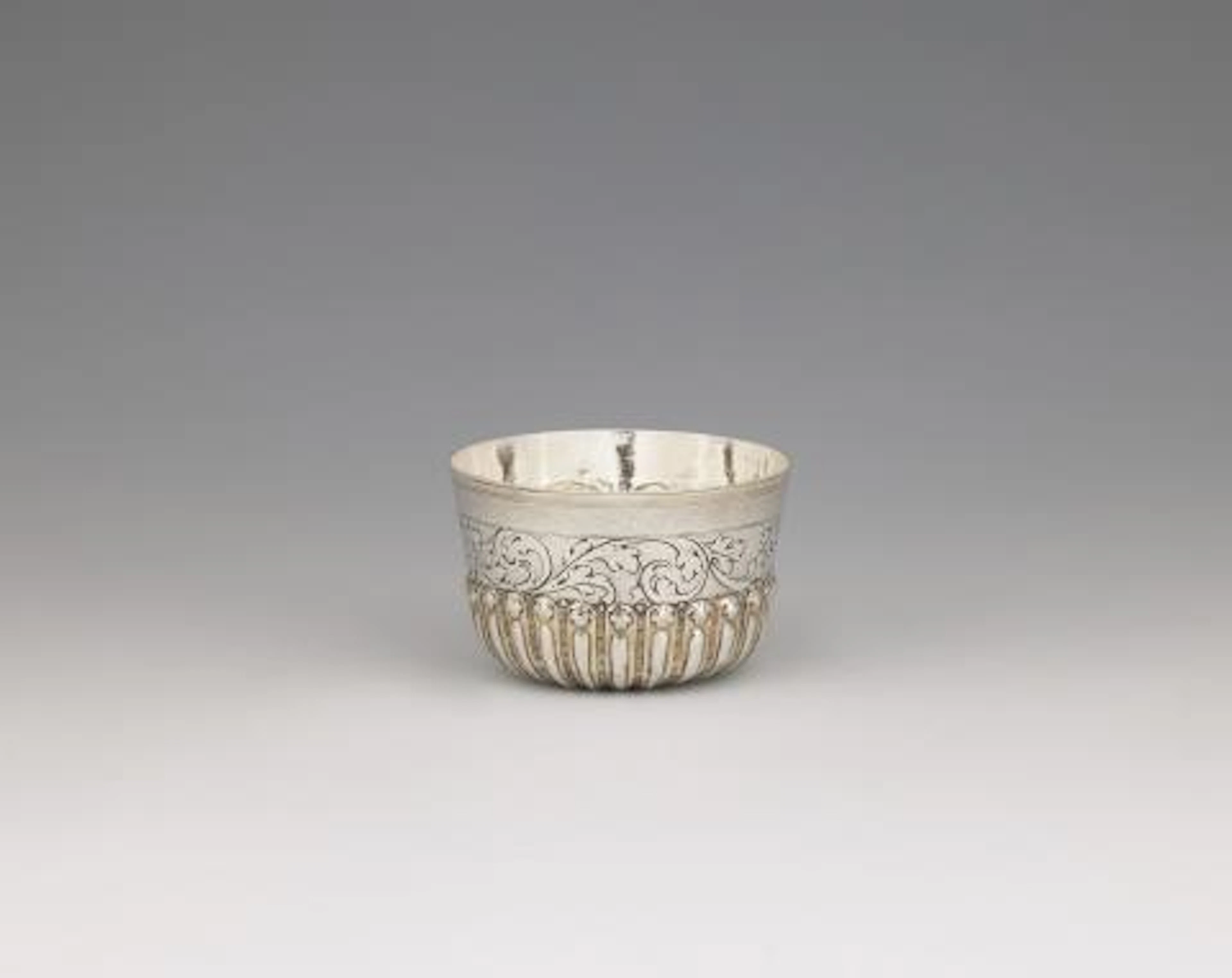 An Augsburg silver, partially gilt beaker.