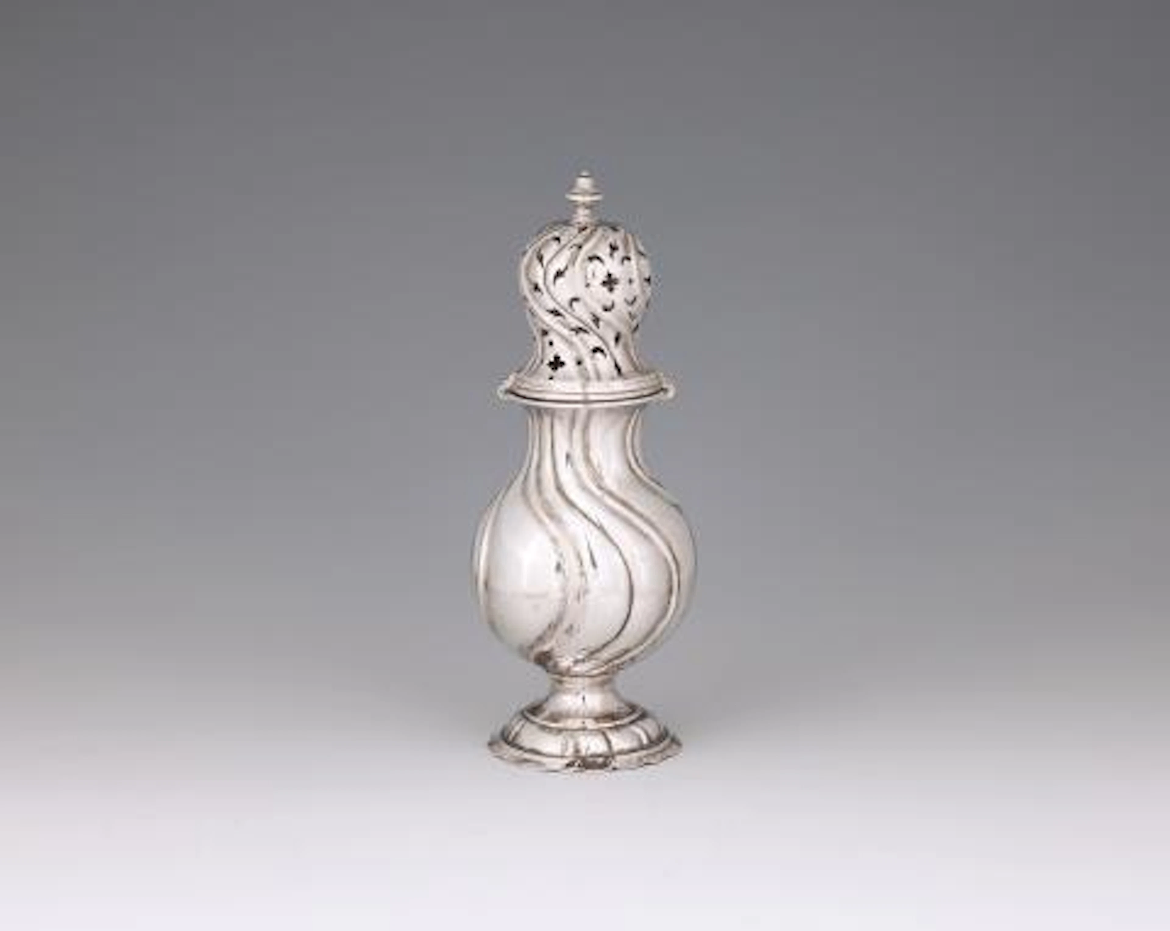 A Copenhagen silver sugar caster