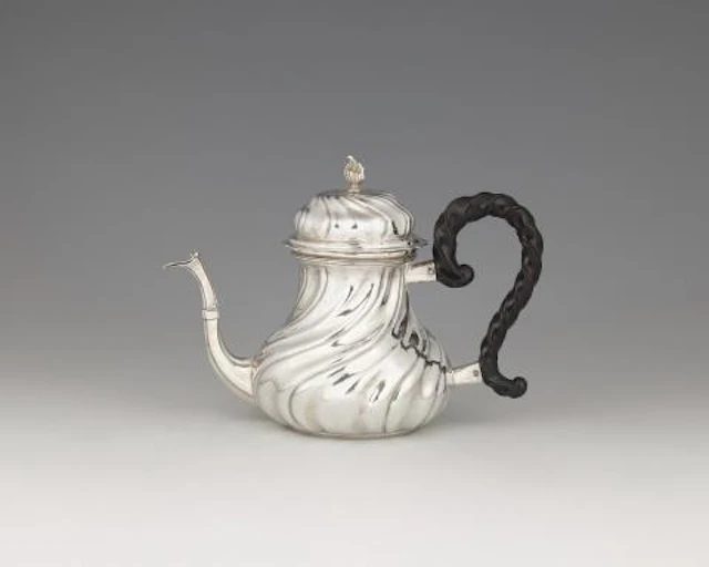 A Nuremberg silver teapot