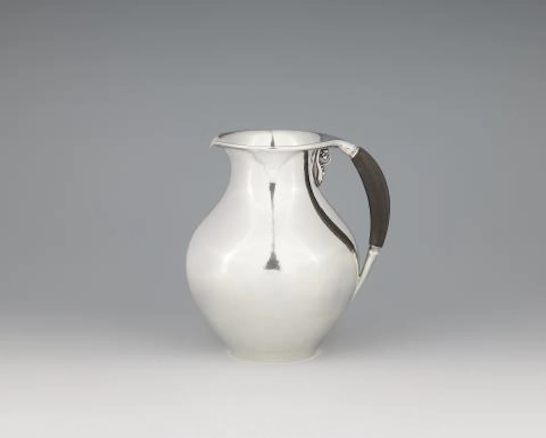 A Georg Jensen silver pitcher, no. 385