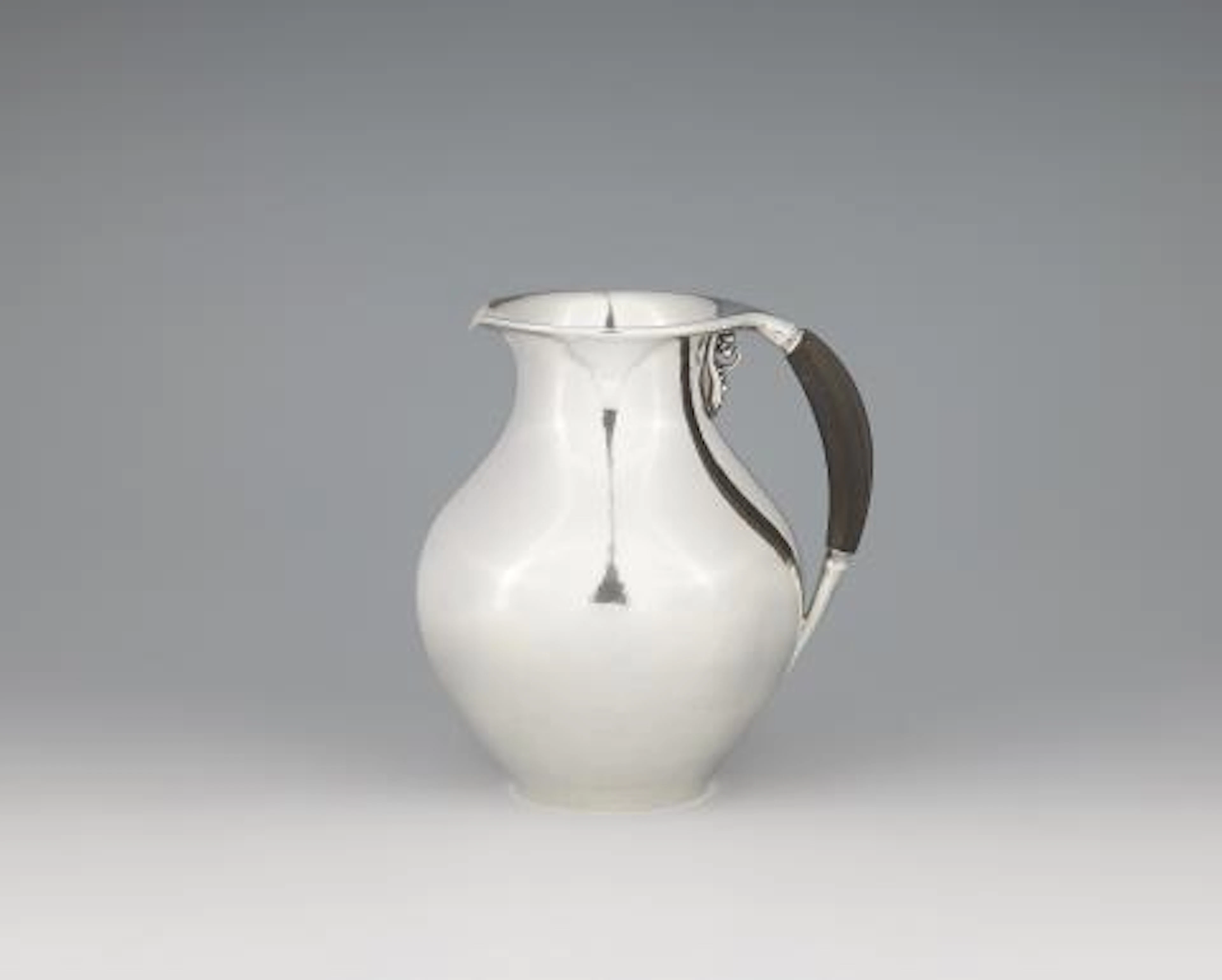 A Georg Jensen silver pitcher, no. 385