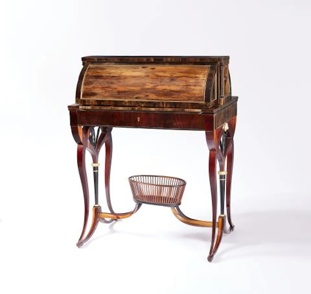 A ladies writing desk by Johann Reimann (1767/70 - 1834)
