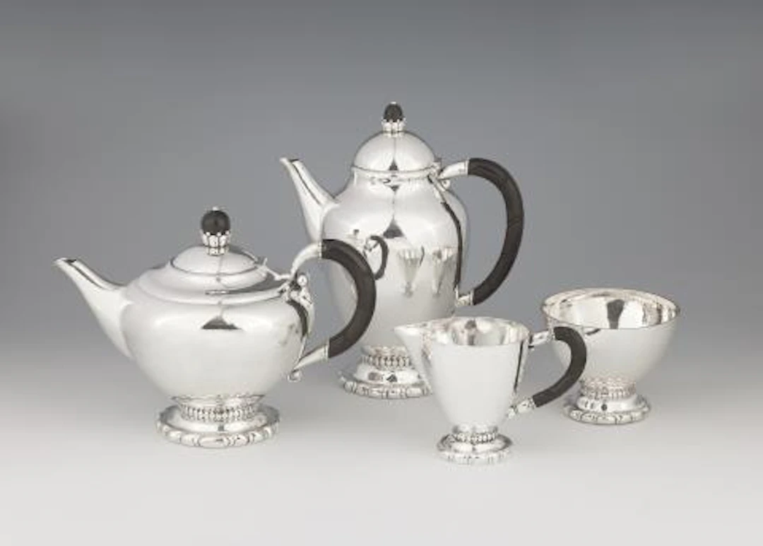 A Georg Jensen silver service, no. 37