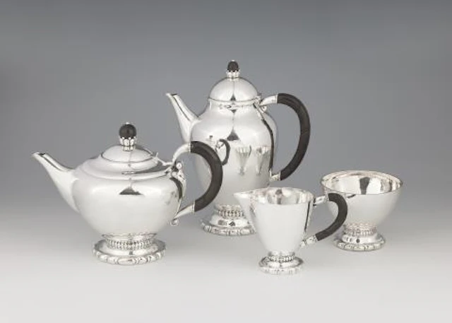 A Georg Jensen silver service, no. 37