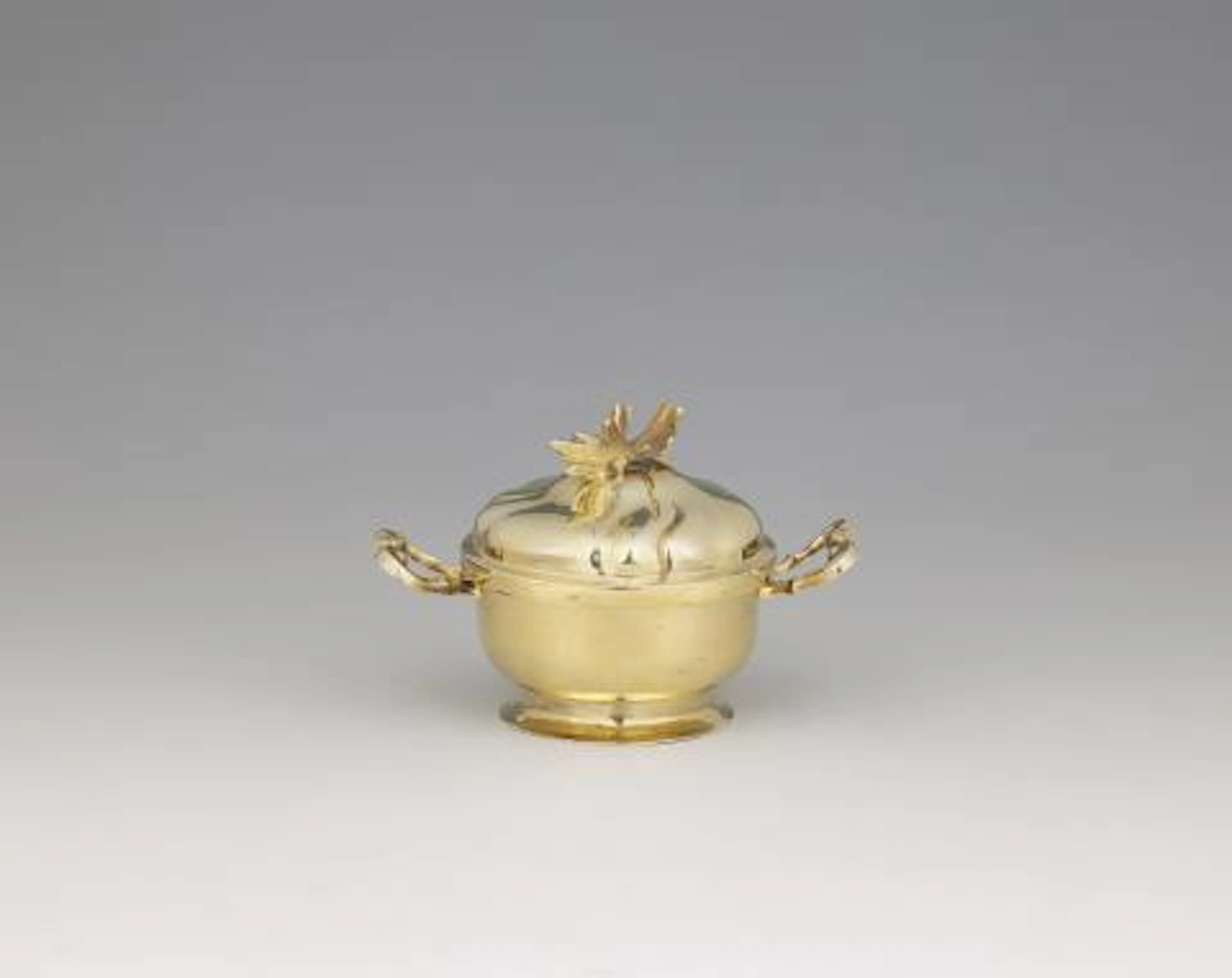A small Augsburg silver gilt box by Johann Martin I Satzger