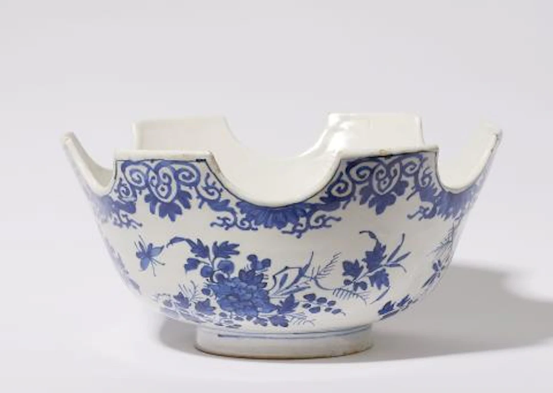 A rare Dutch Delft faience glass cooler