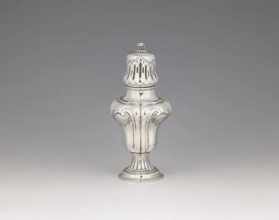 A baroque Augsburg silver caster