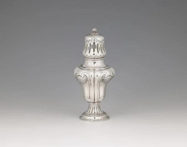 A baroque Augsburg silver caster