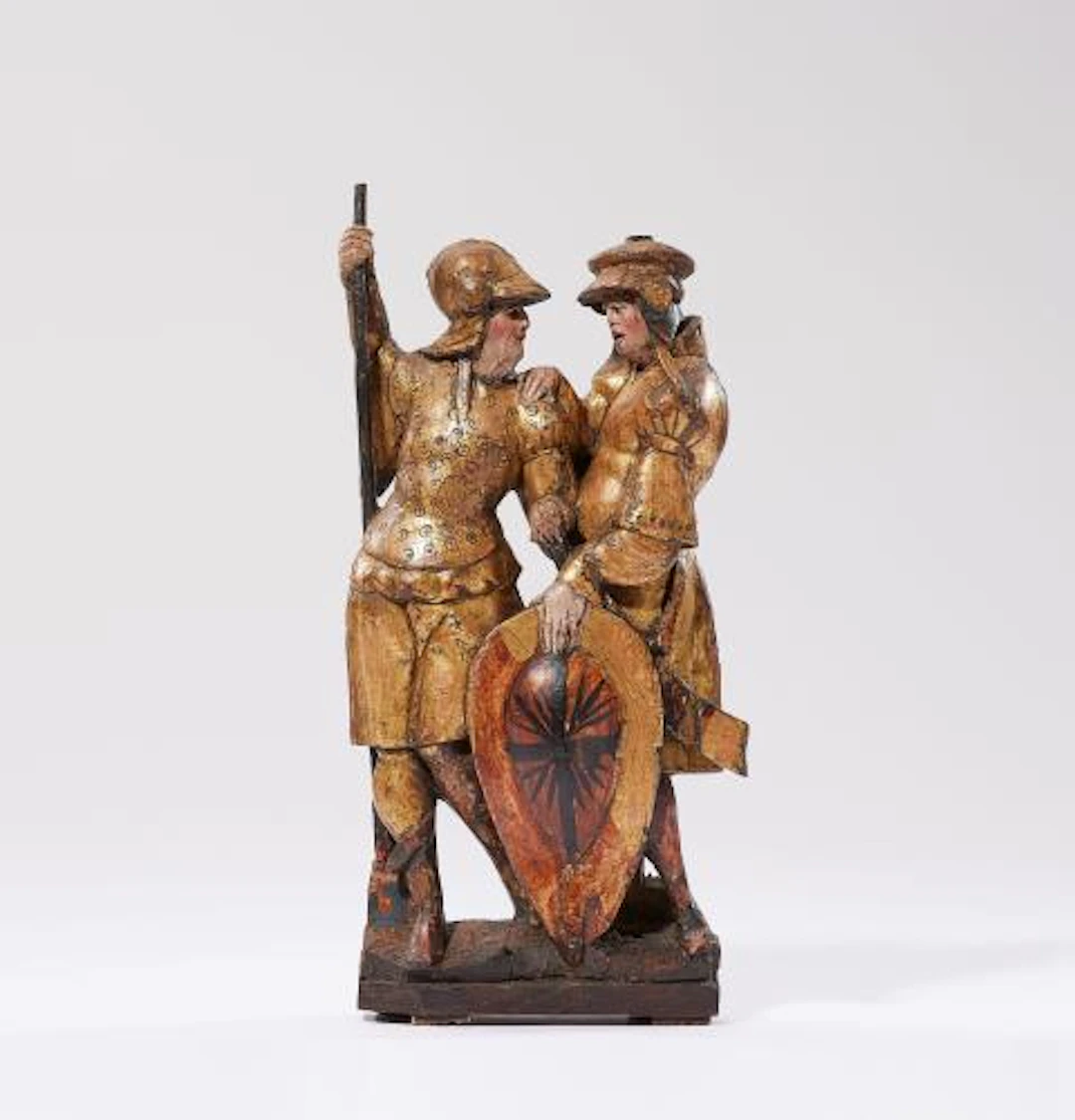 Two Roman soldiers from an altarpiece