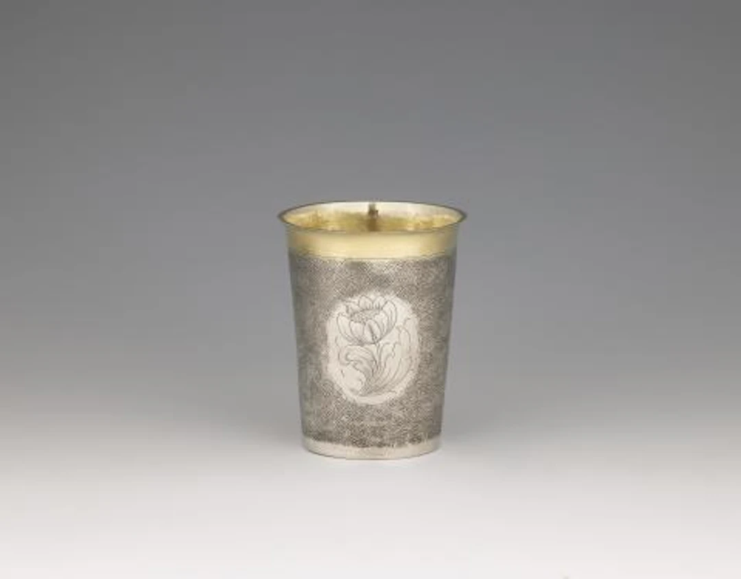A Bremen Baroque parcel-gilt silver beaker