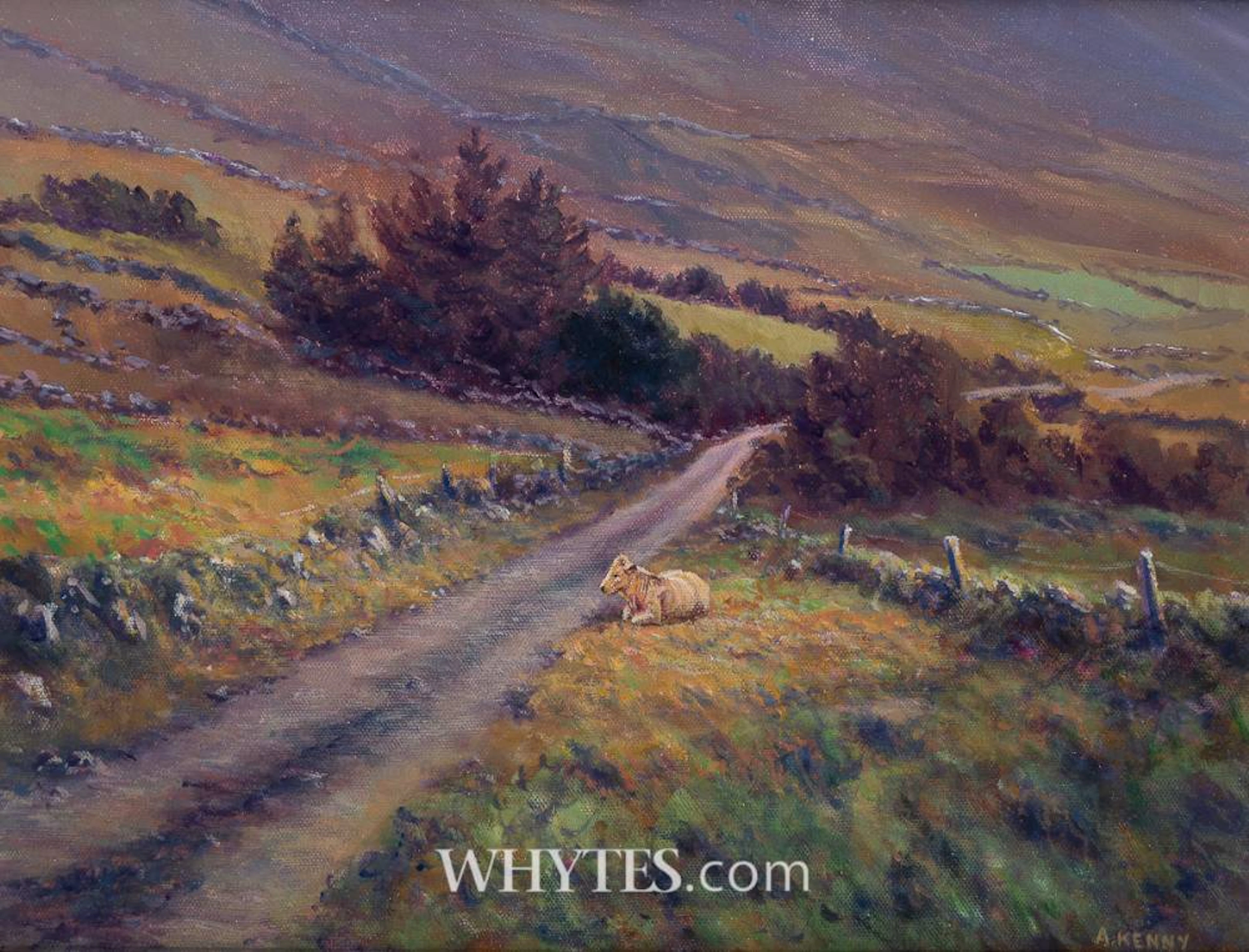 BACK ROAD TO DOOAGH, ACHILL, 1990
