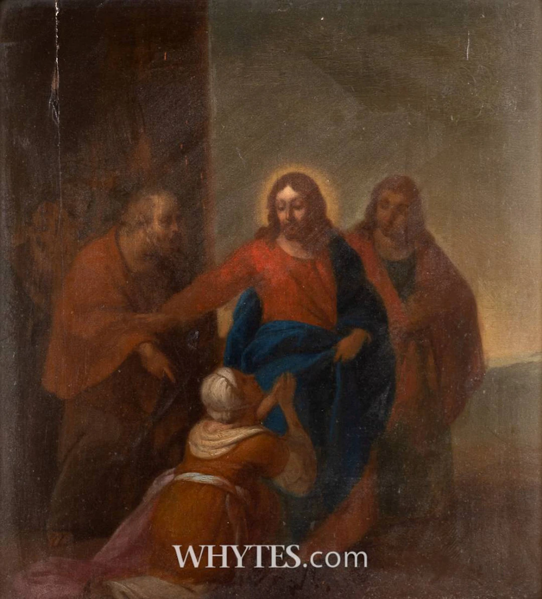 CHRIST WITH DISCIPLES AND A SUPPLICANT