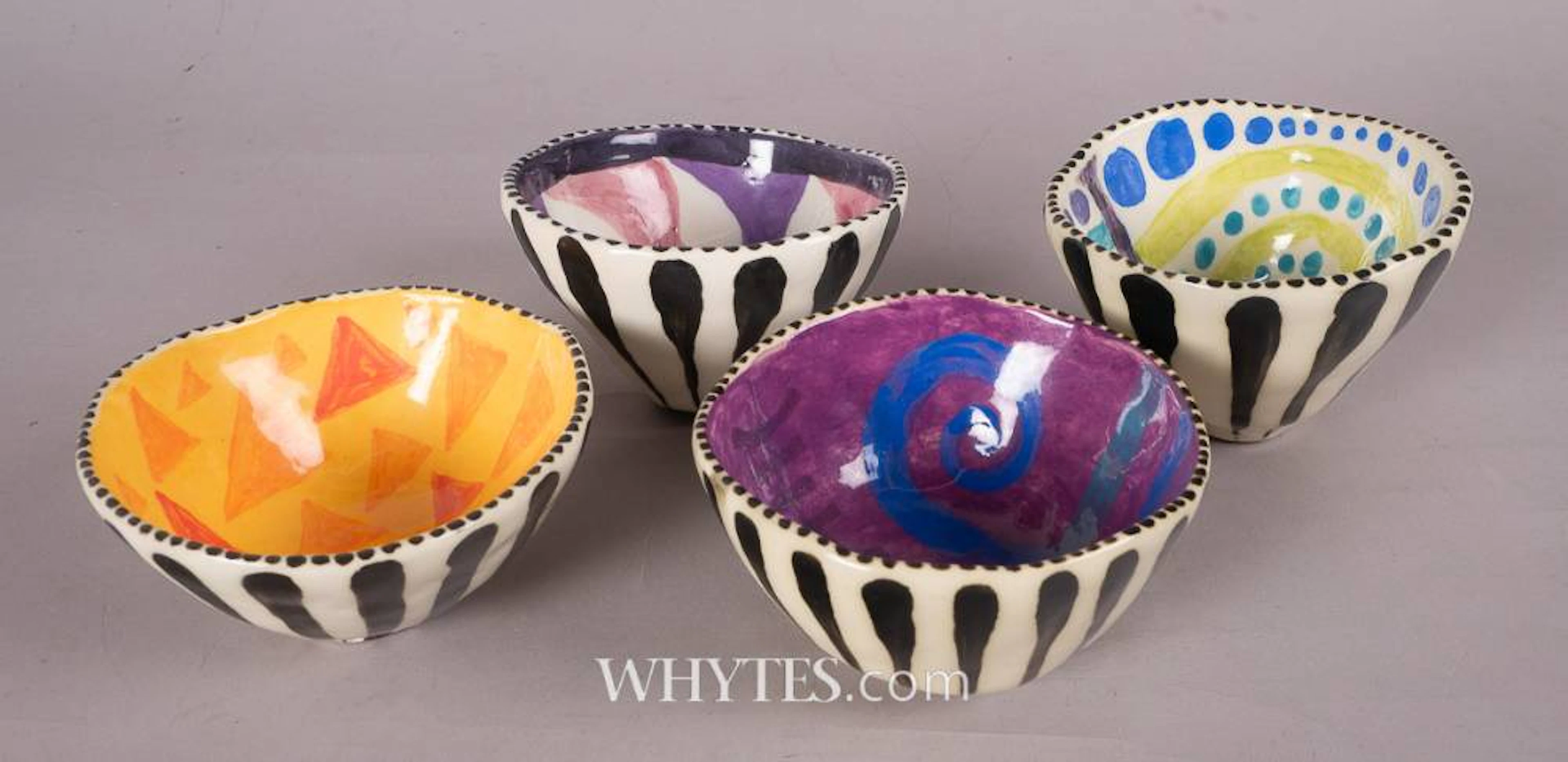 PINCH POT ICE CREAM BOWLS, 2008 (SET OF FOUR)