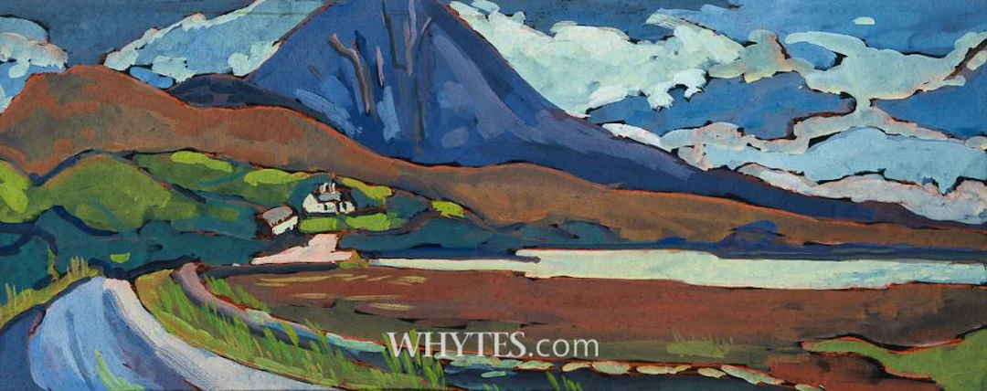 COASTAL SCENE WITH MOUNTAIN