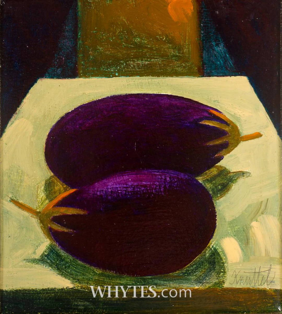 STILL LIFE WITH AUBERGINES