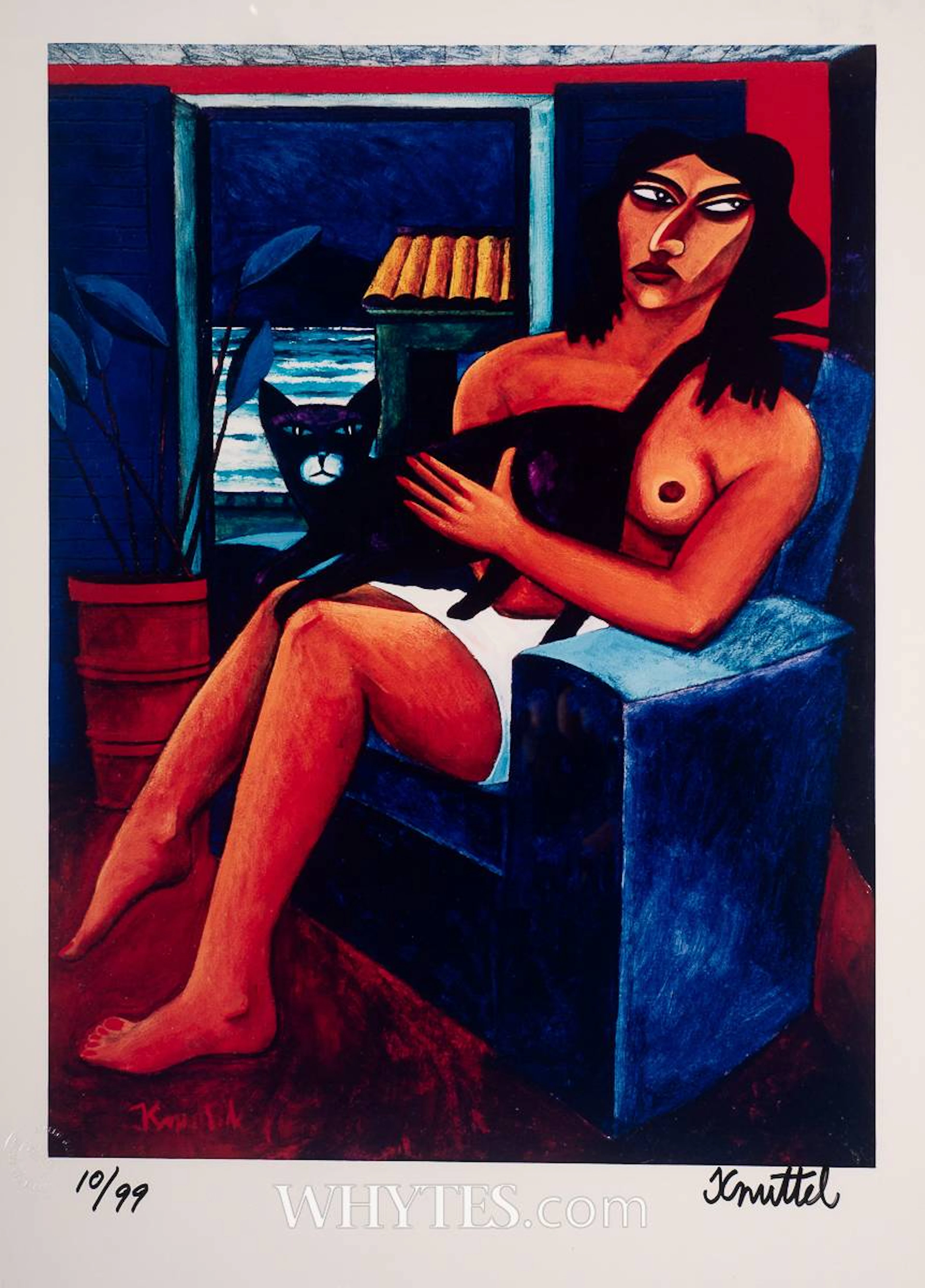GIRL WITH A CAT