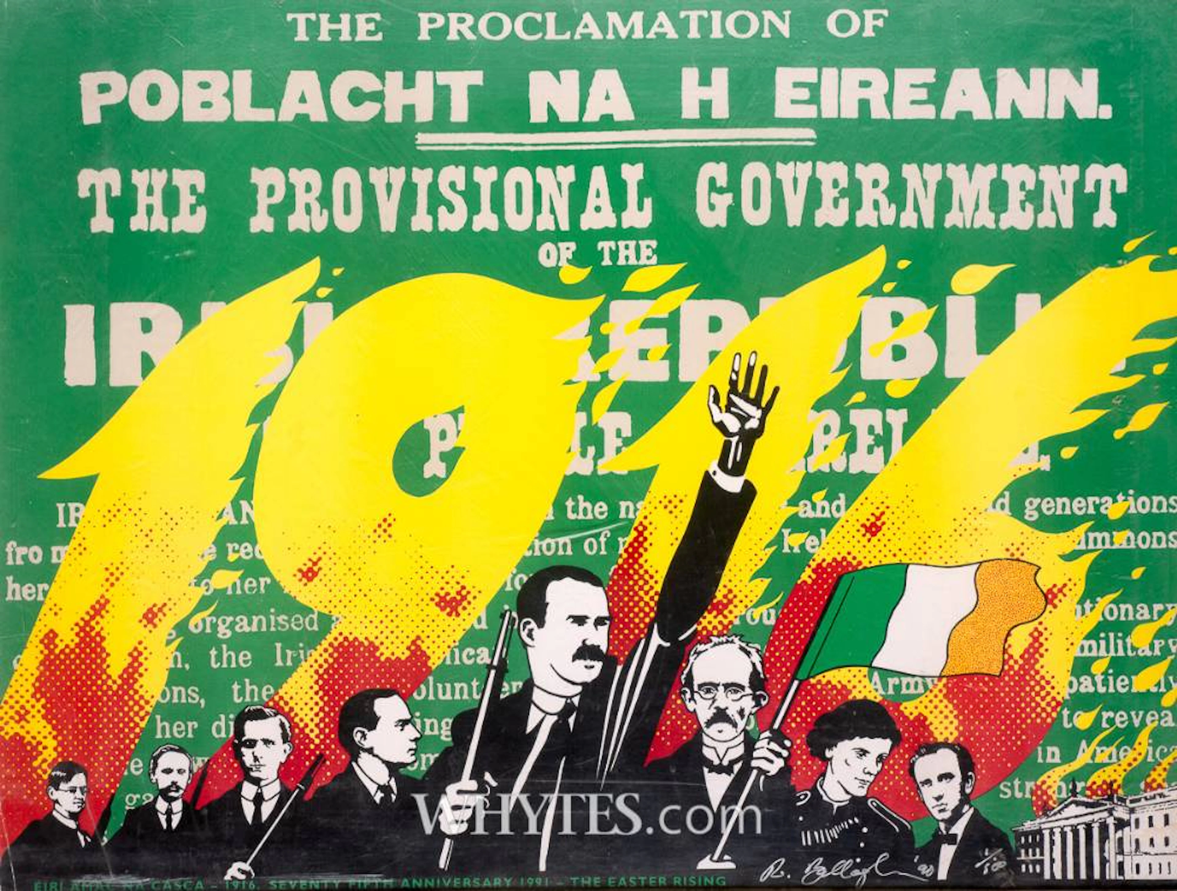 1916 RISING, 75th ANNIVERSARY, THE PROVISIONAL GOVERNMENT, 1990