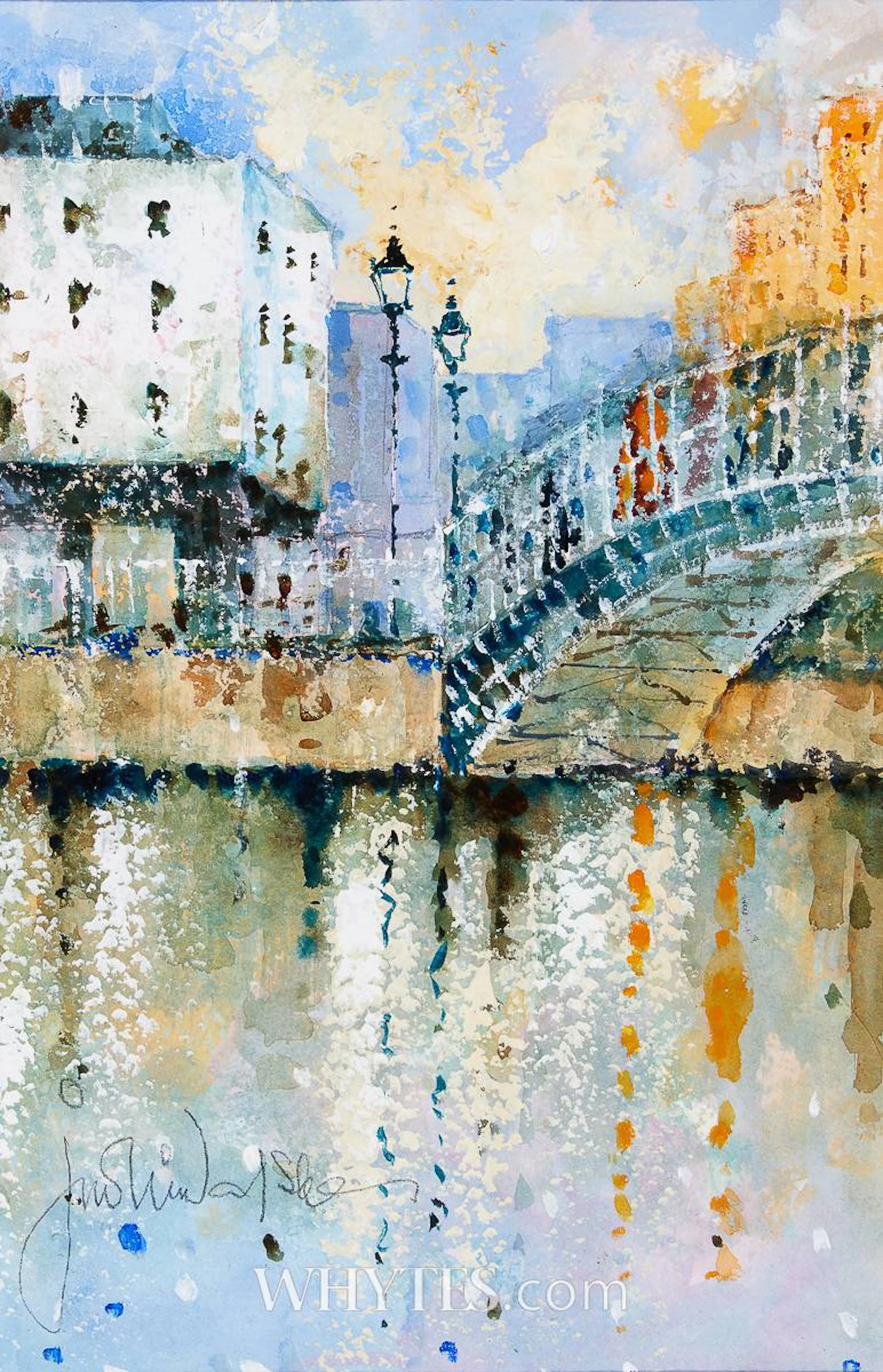 VIEW OF HA'PENNY BRIDGE, DUBLIN