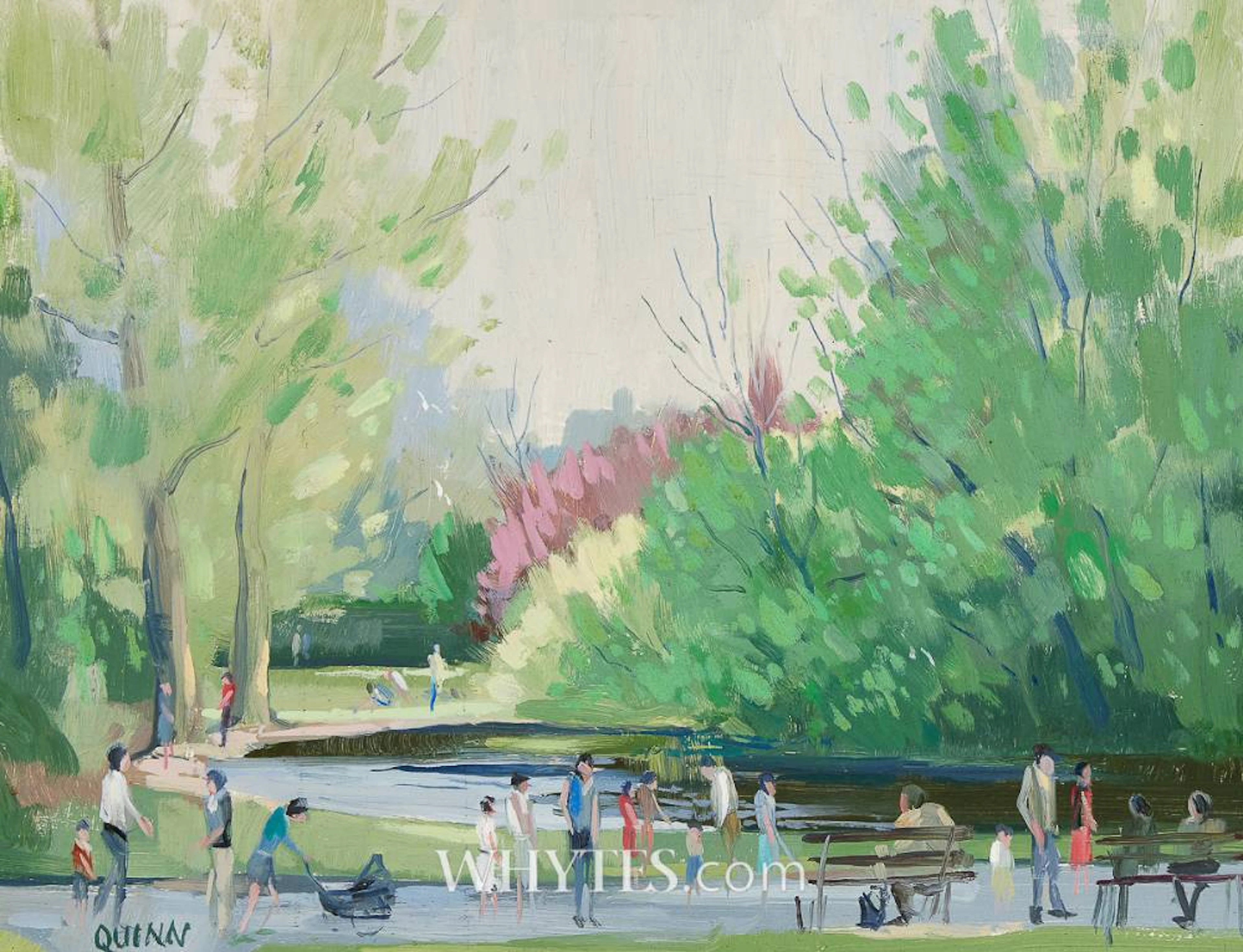 VIEW OF ST STEPHEN'S GREEN, DUBLIN