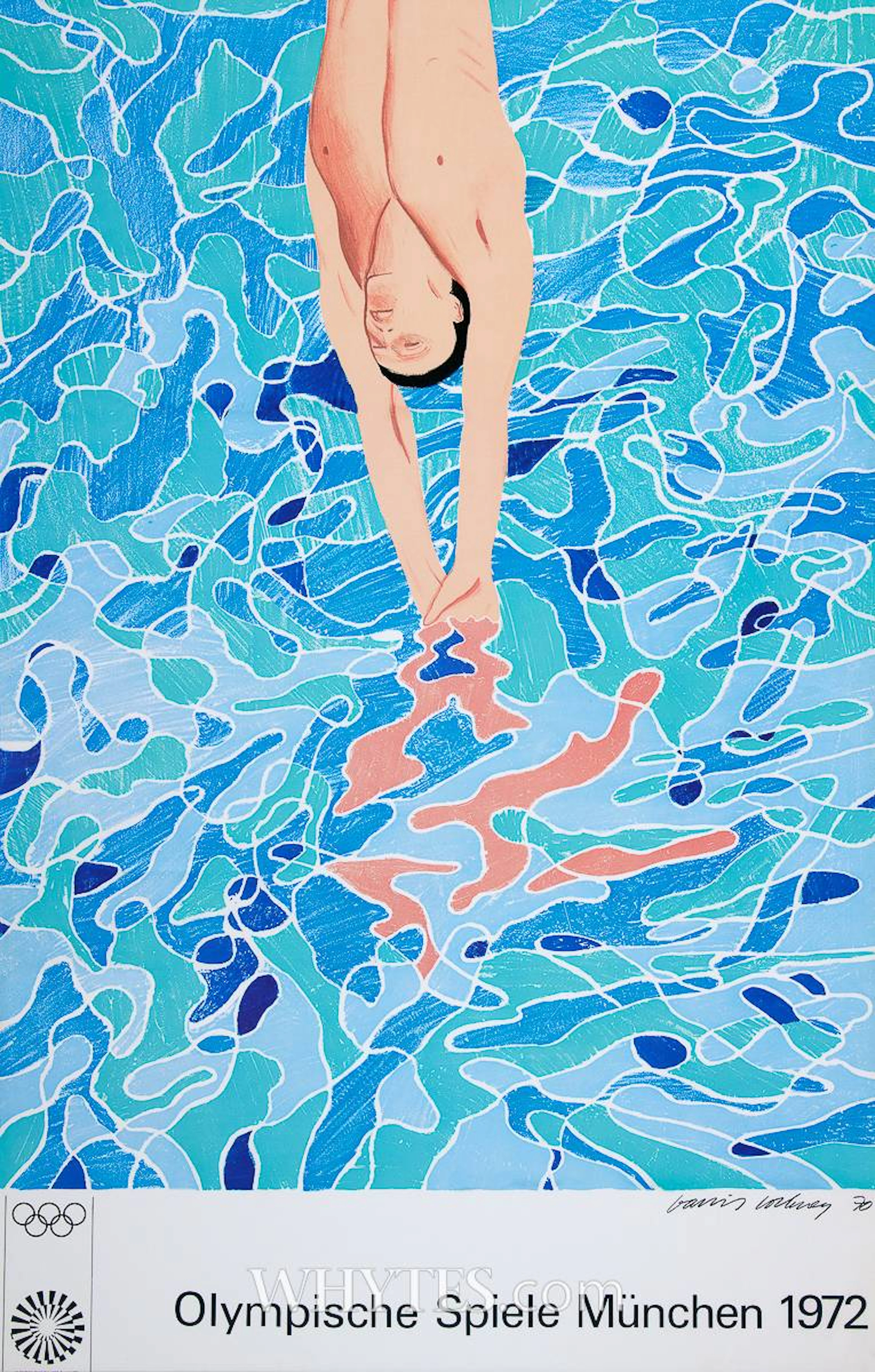 1972 OLYMPIC GAMES MUNICH OFFICIAL POSTER