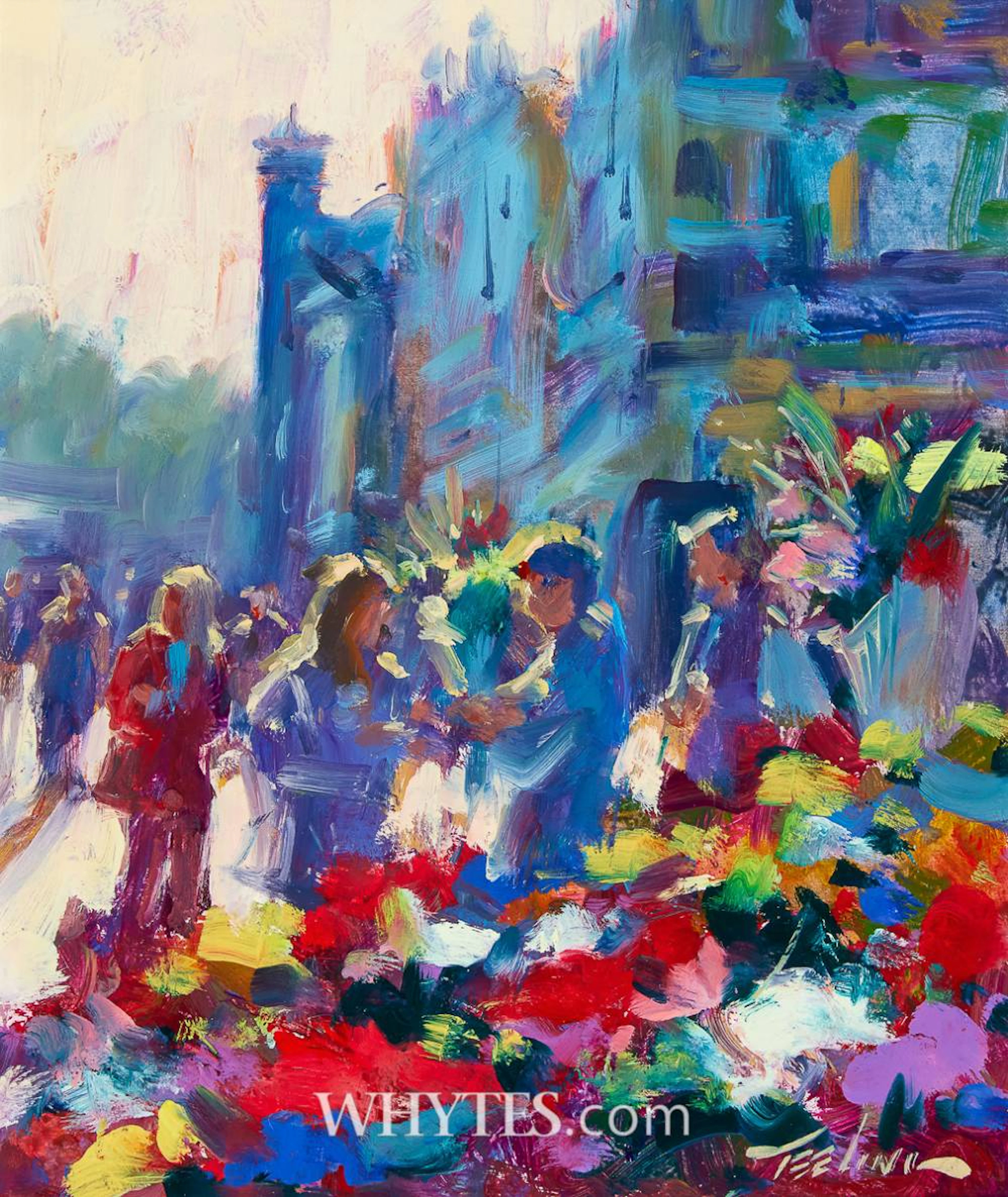 FLOWER SELLERS, GRAFTON STREET, DUBLIN