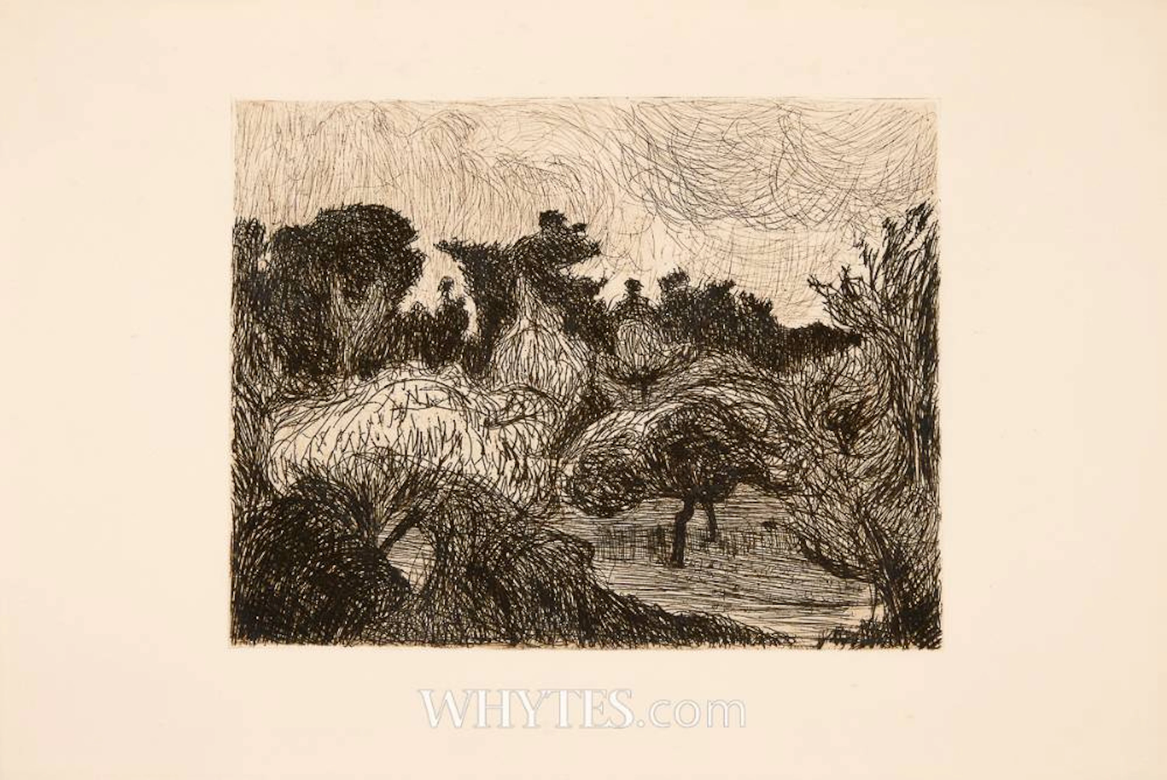 TREES IN THE WIND [LE VERGER], c.1893