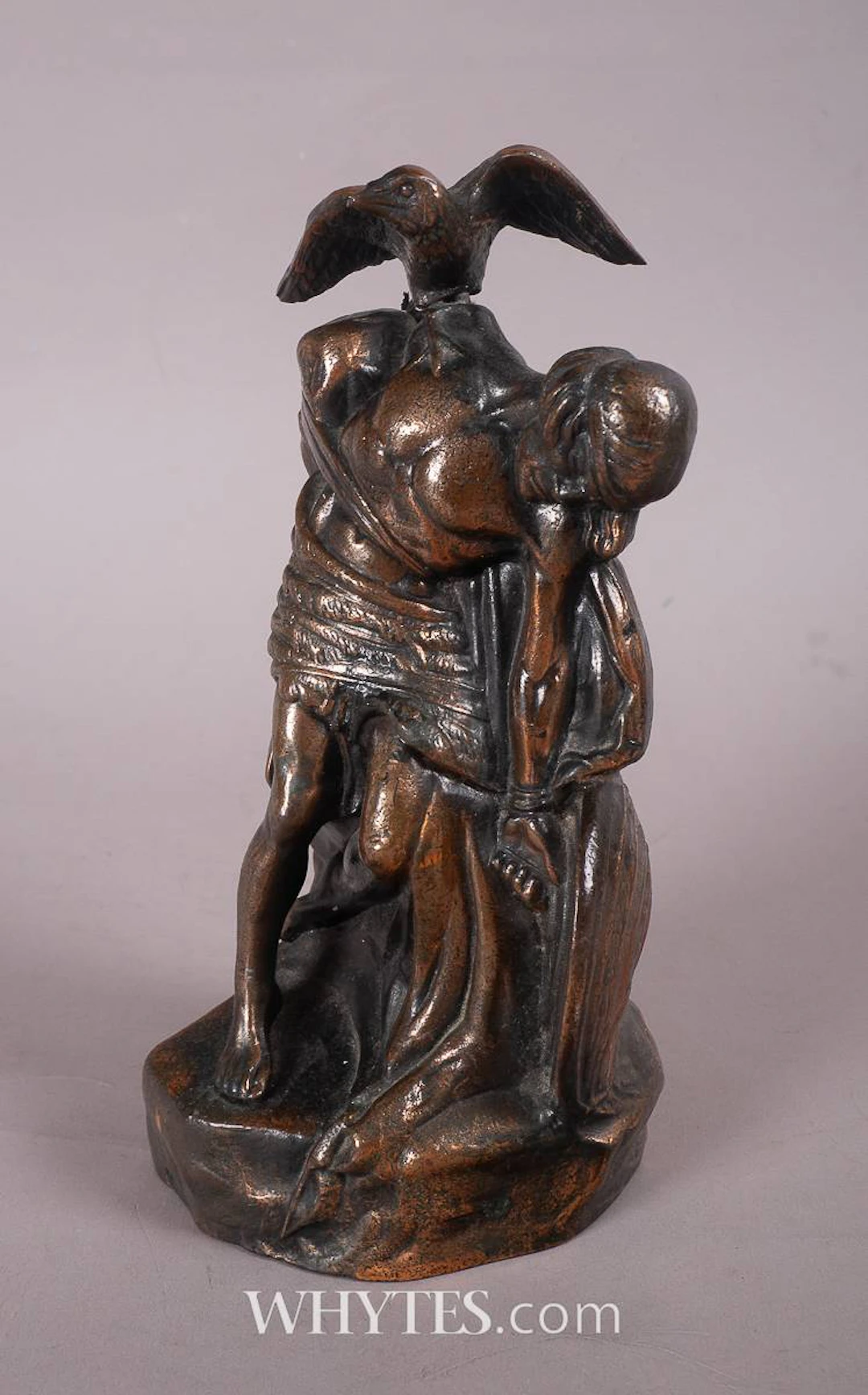 1916-1966 50th ANNIVERSARY OF THE RISING, BRONZE OF 'THE DYING CCHULAINN'