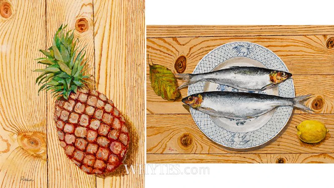 TWO FISH & THE DROWNED YACHT (A PAIR)