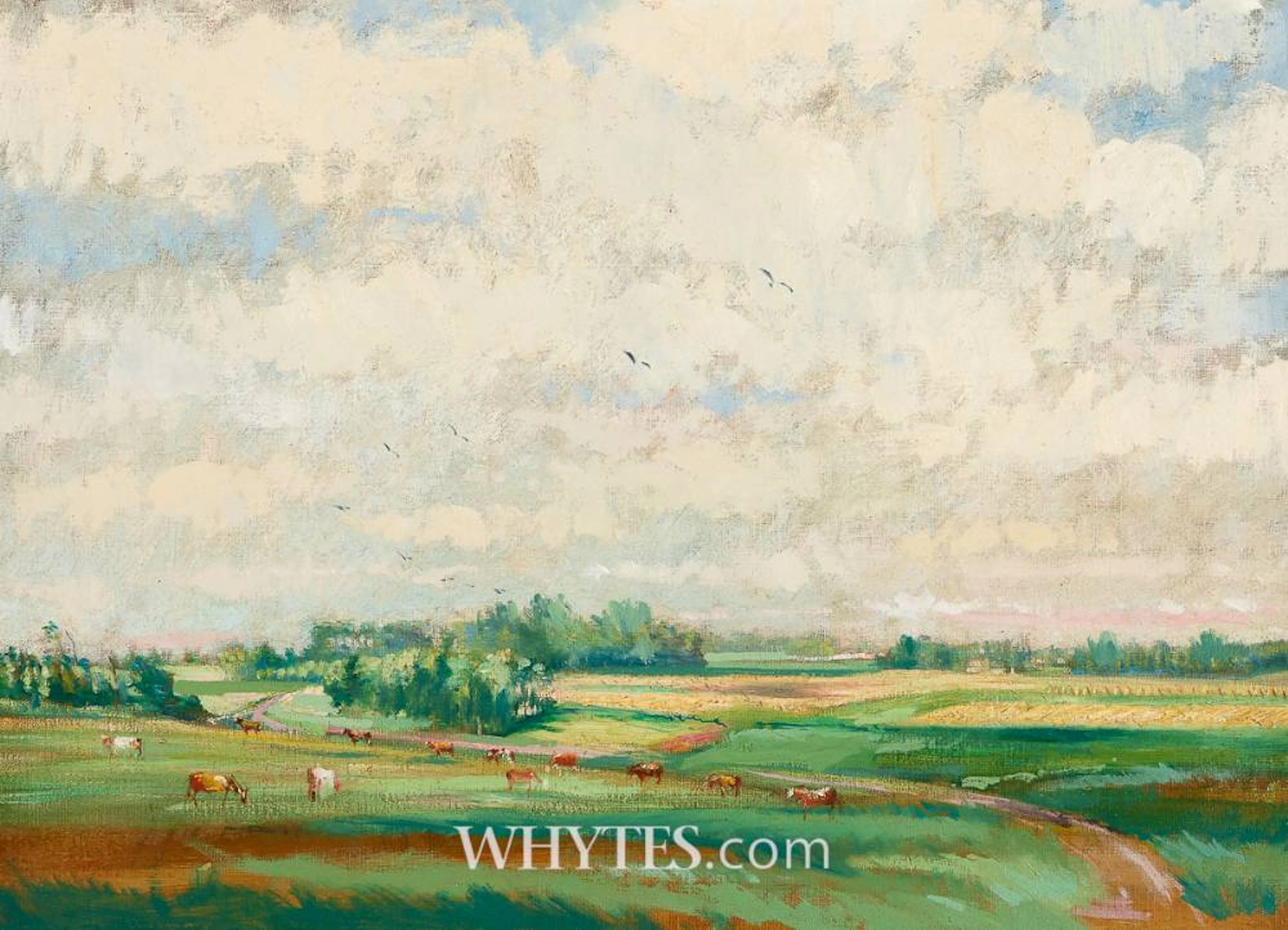 LANDSCAPE WITH COWS