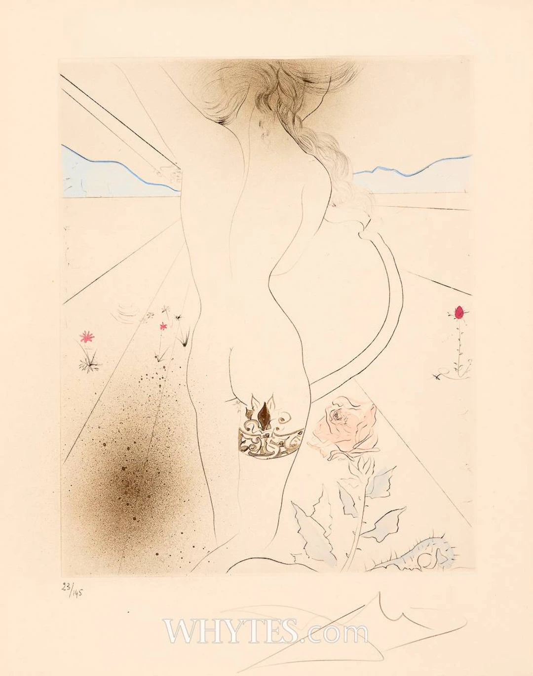 NUDE WITH GARTER, FROM THE HIPPIES SUITE, 1969/70