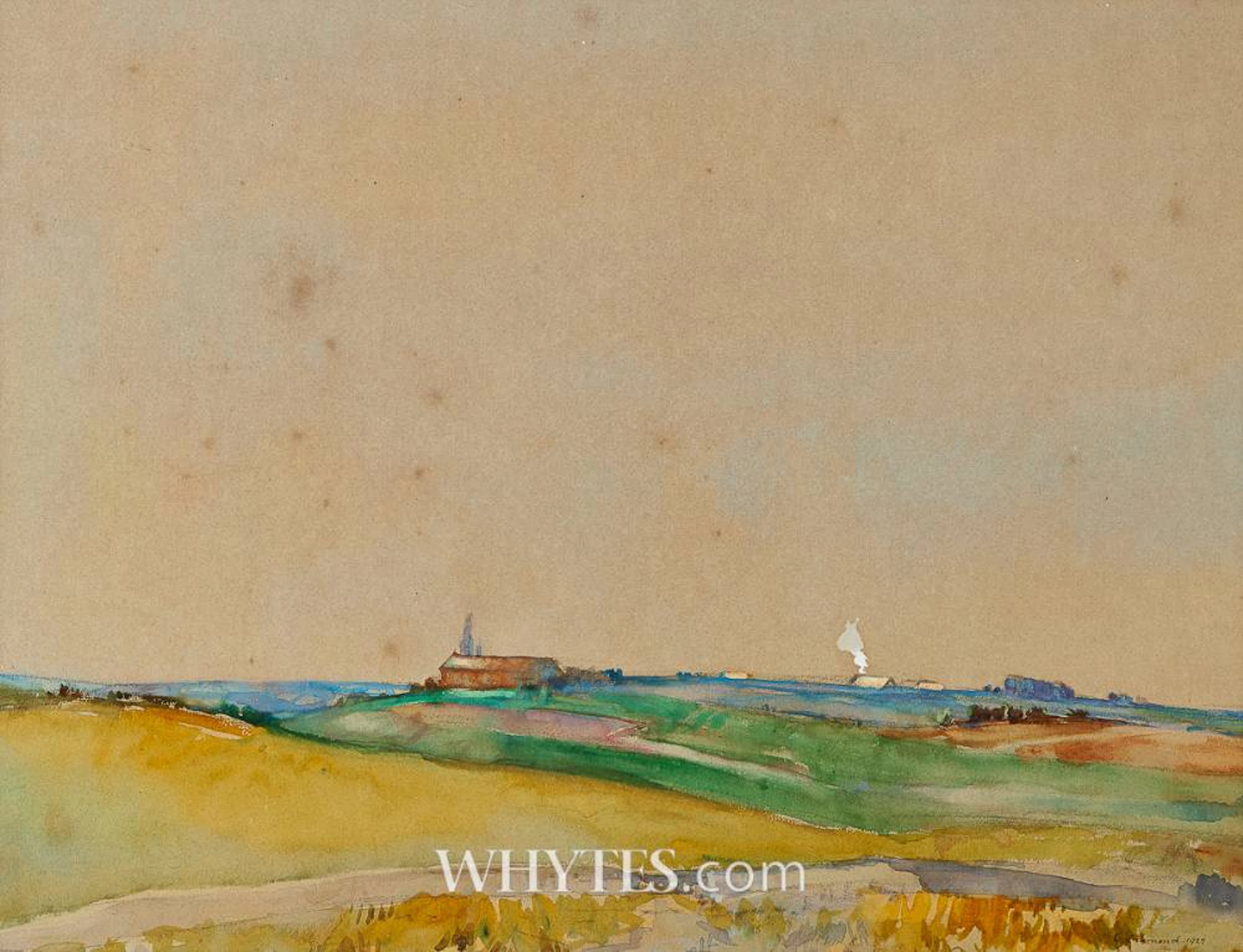 LANDSCAPE WITH CHURCH, 1927