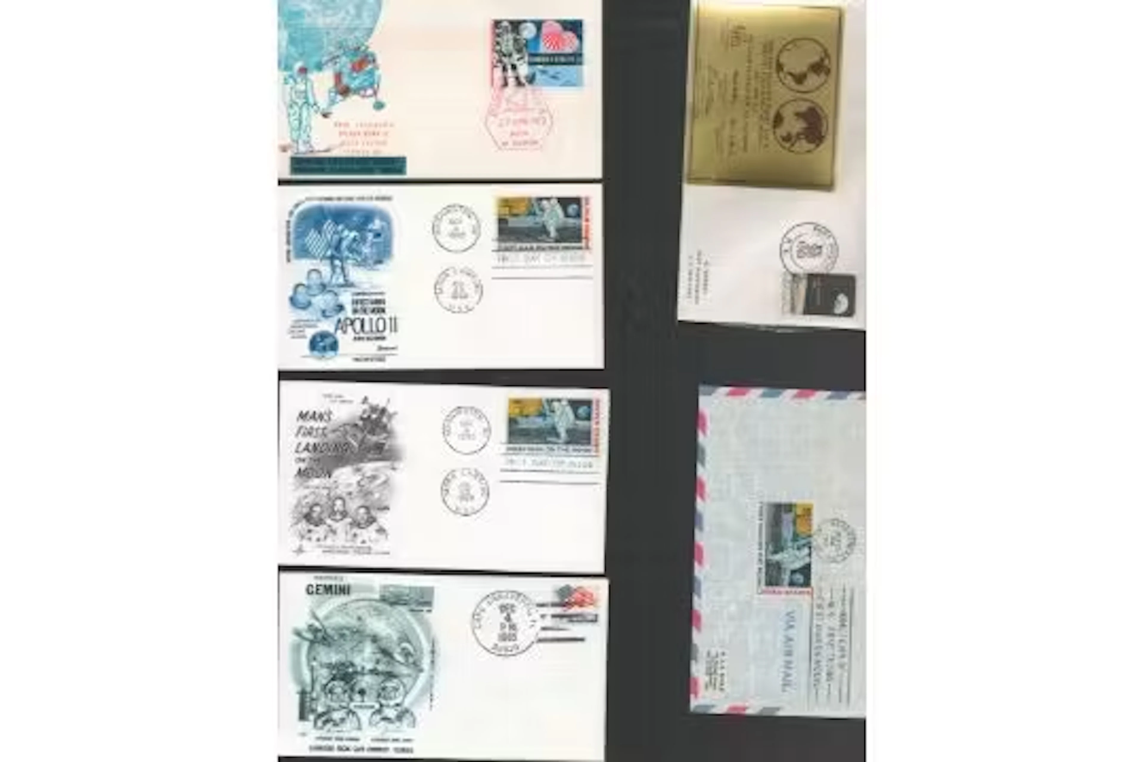 Space FDC collection includes 10, covers dating 1965-69 includes interesting