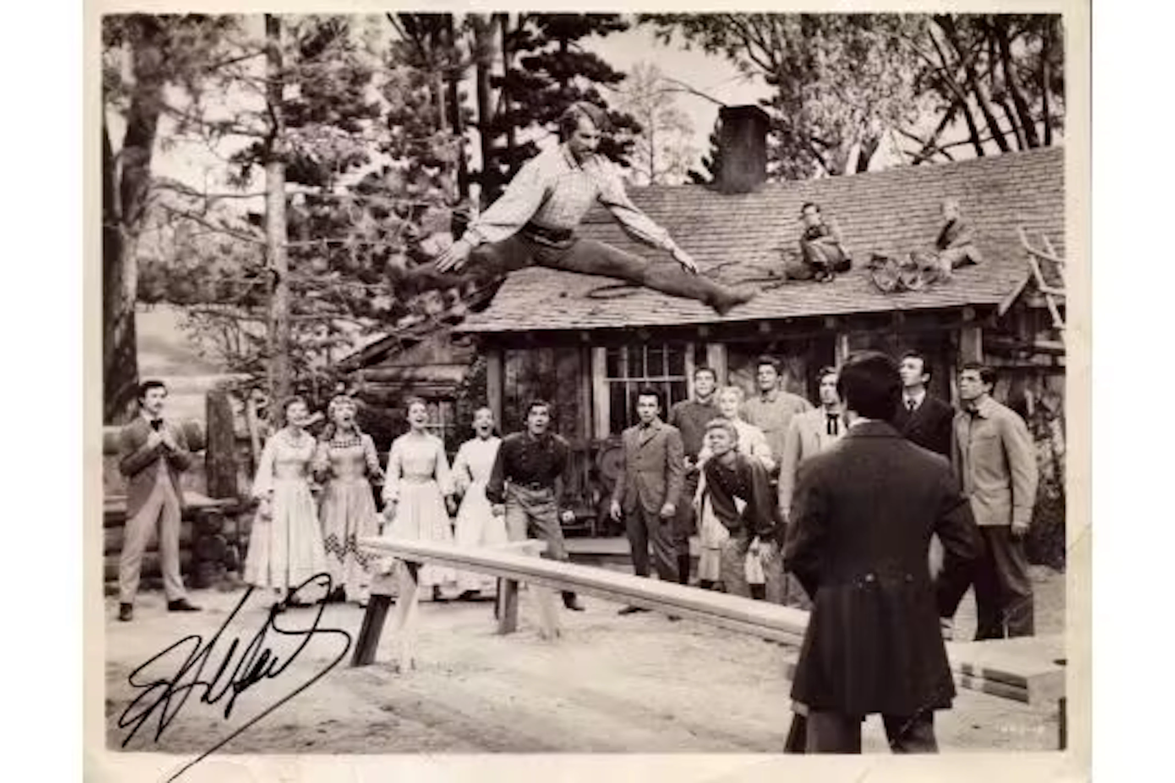 Seven Brides for Seven Brothers 10x8 inch black and white movie photo