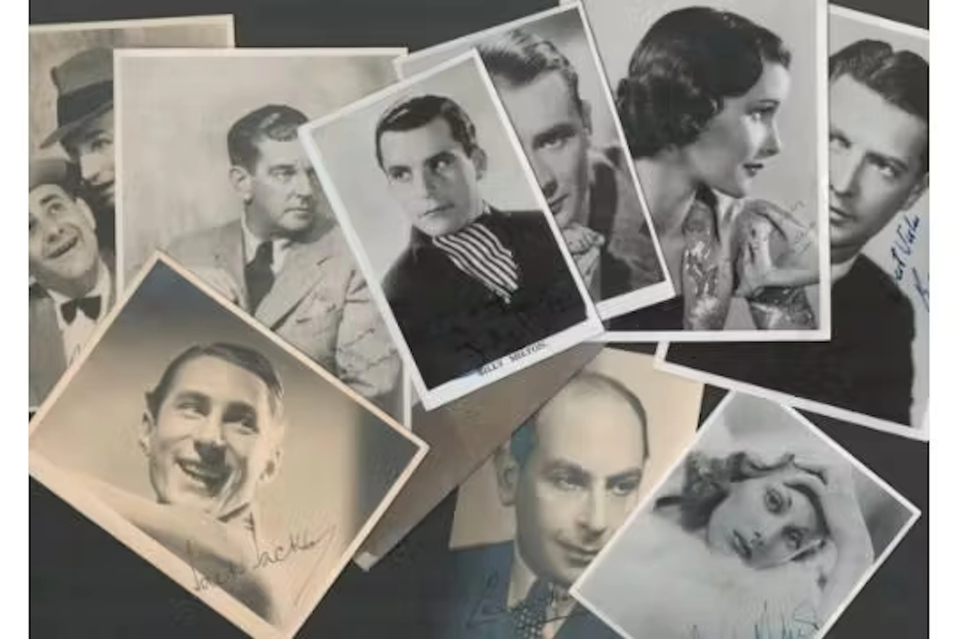 Vintage Entertainment collection 10, signed black and white photos