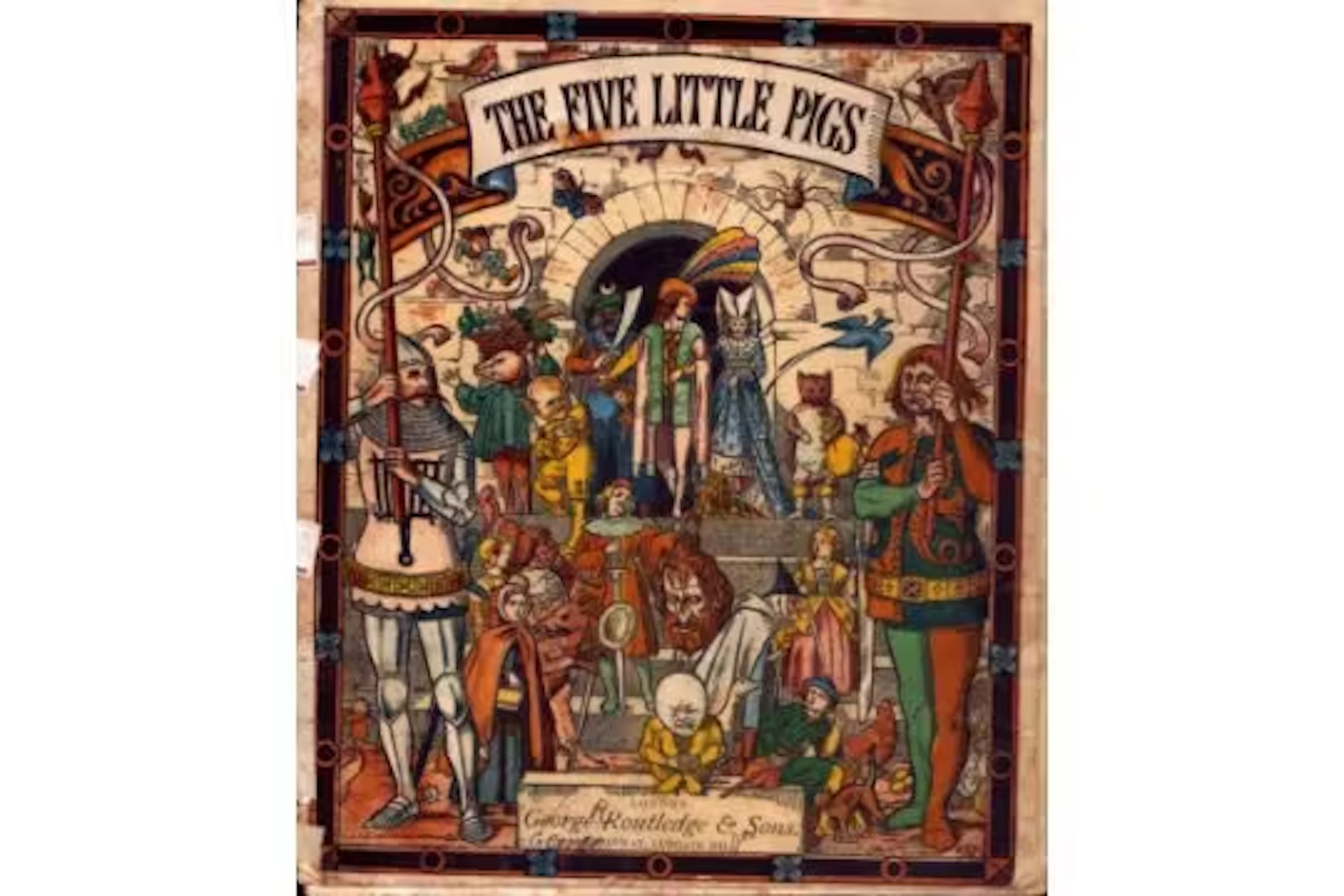 The Five Little Pigs, published by George Routledge and Sons., Ludgate