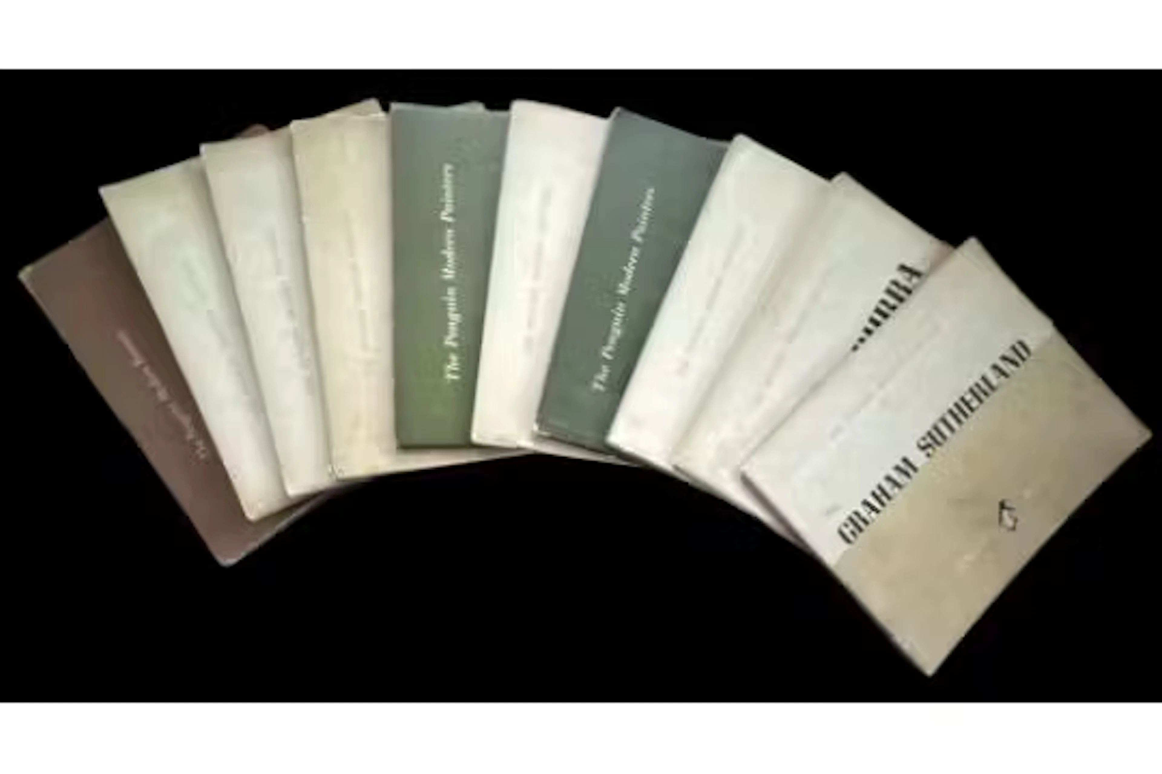 The Penguin Modern Painters paperback book collection. Graham Sutherland
