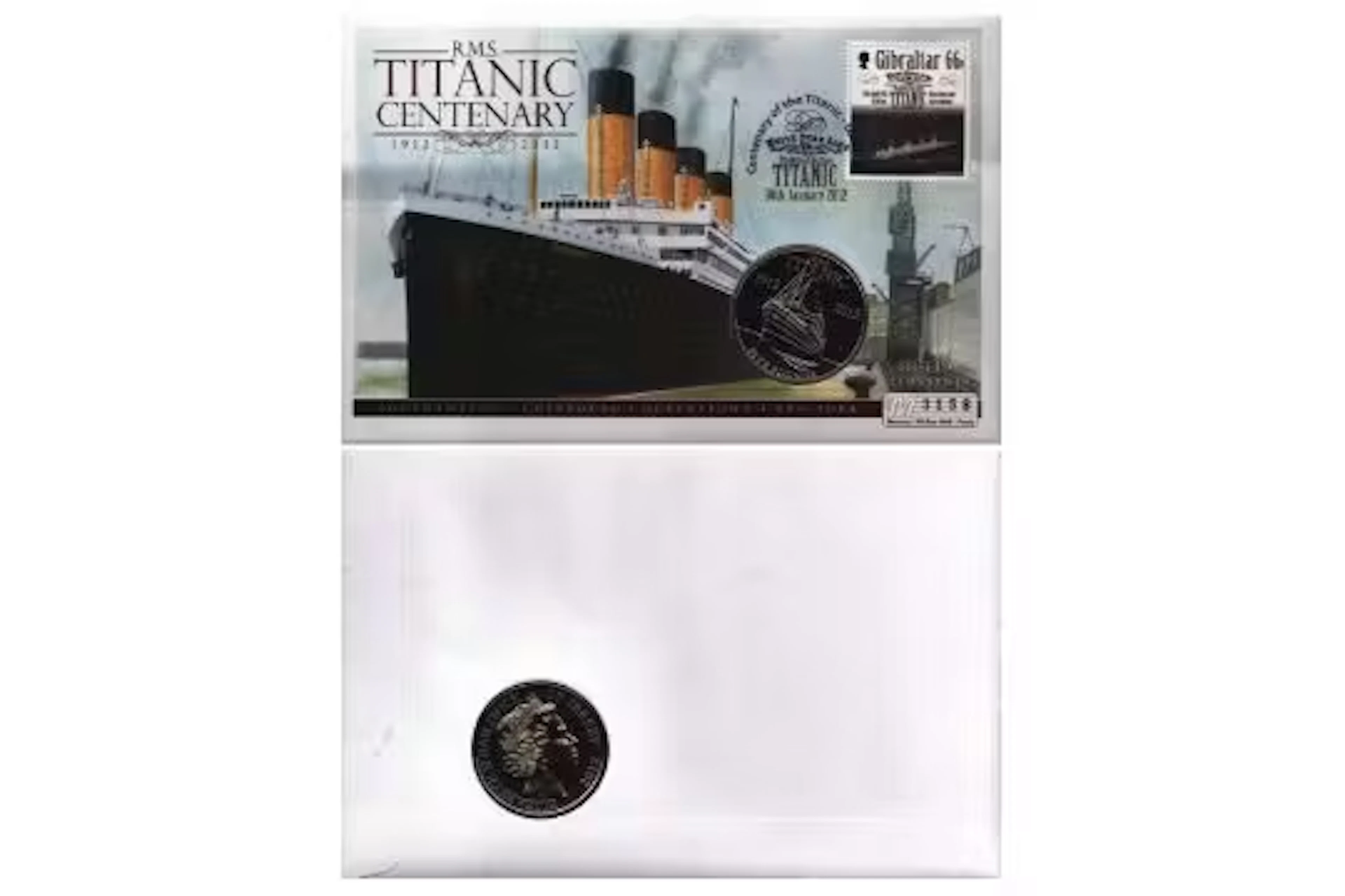 R.M.S. Titanic Centenary 1912-2012 £5 coin FDC PM Centenary of the