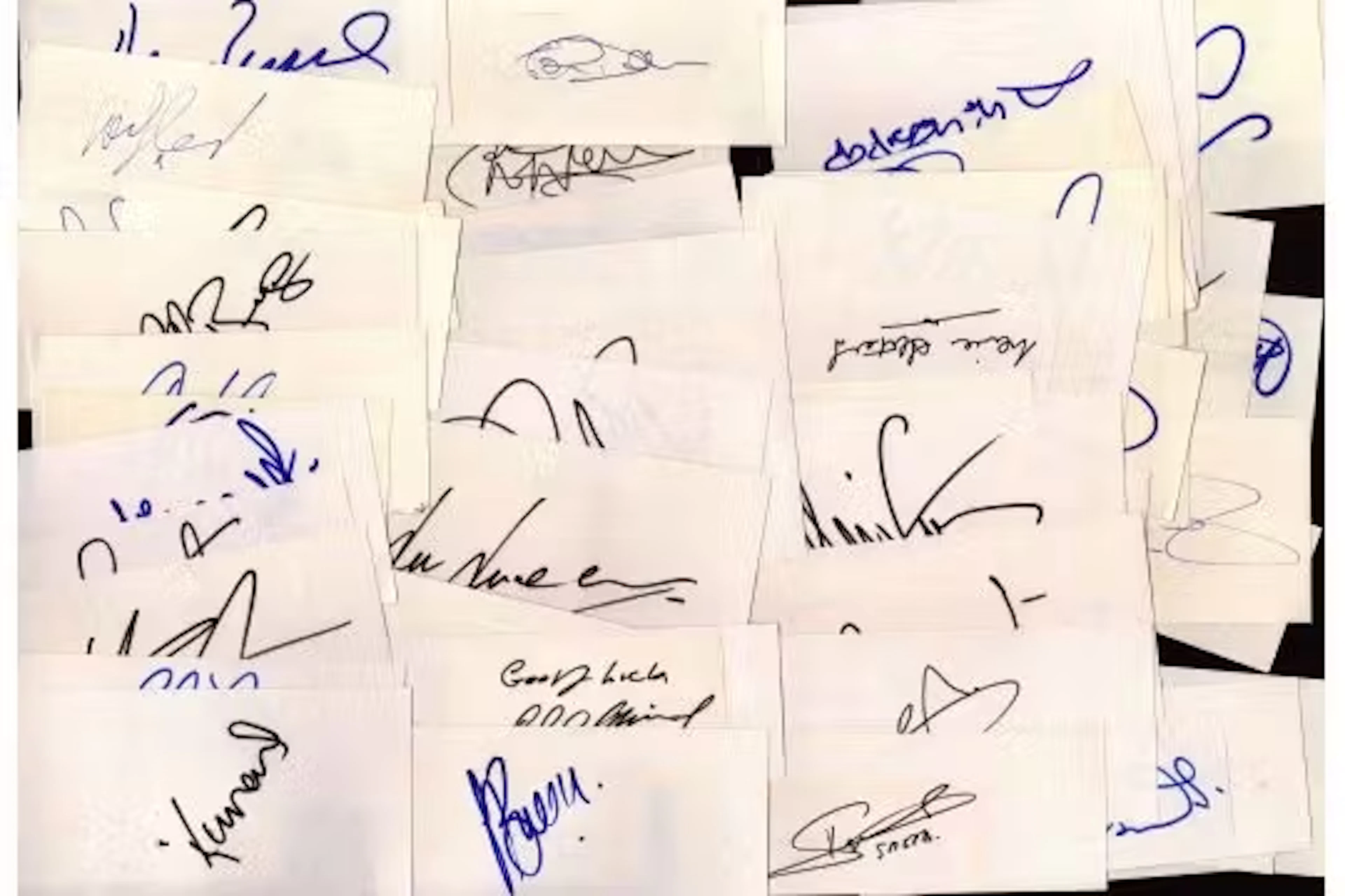 Sport Collection Approx 50 signed cards of legendary names including