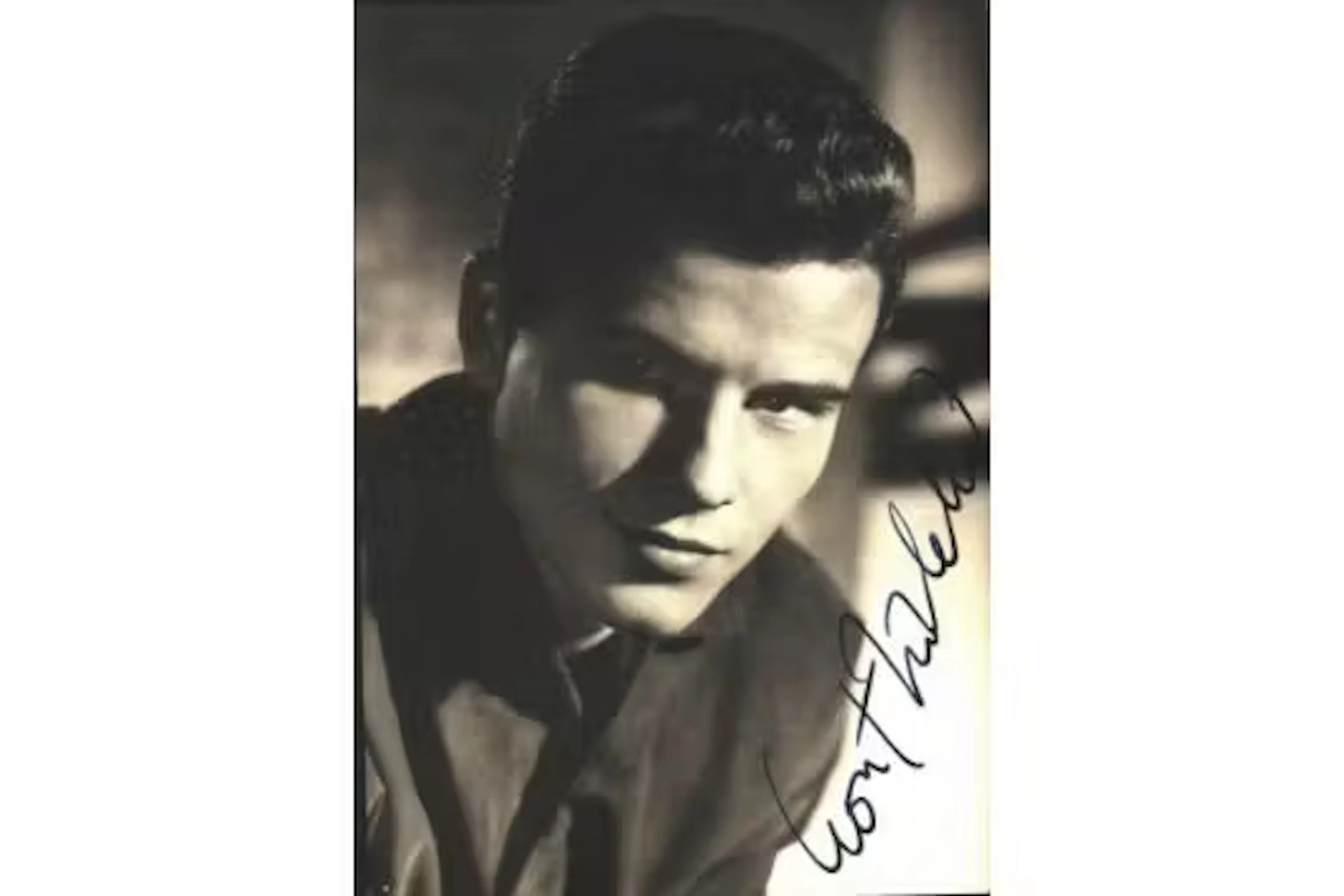Horst Bucholz signed 6x4inch vintage black and white photo. Good condition.